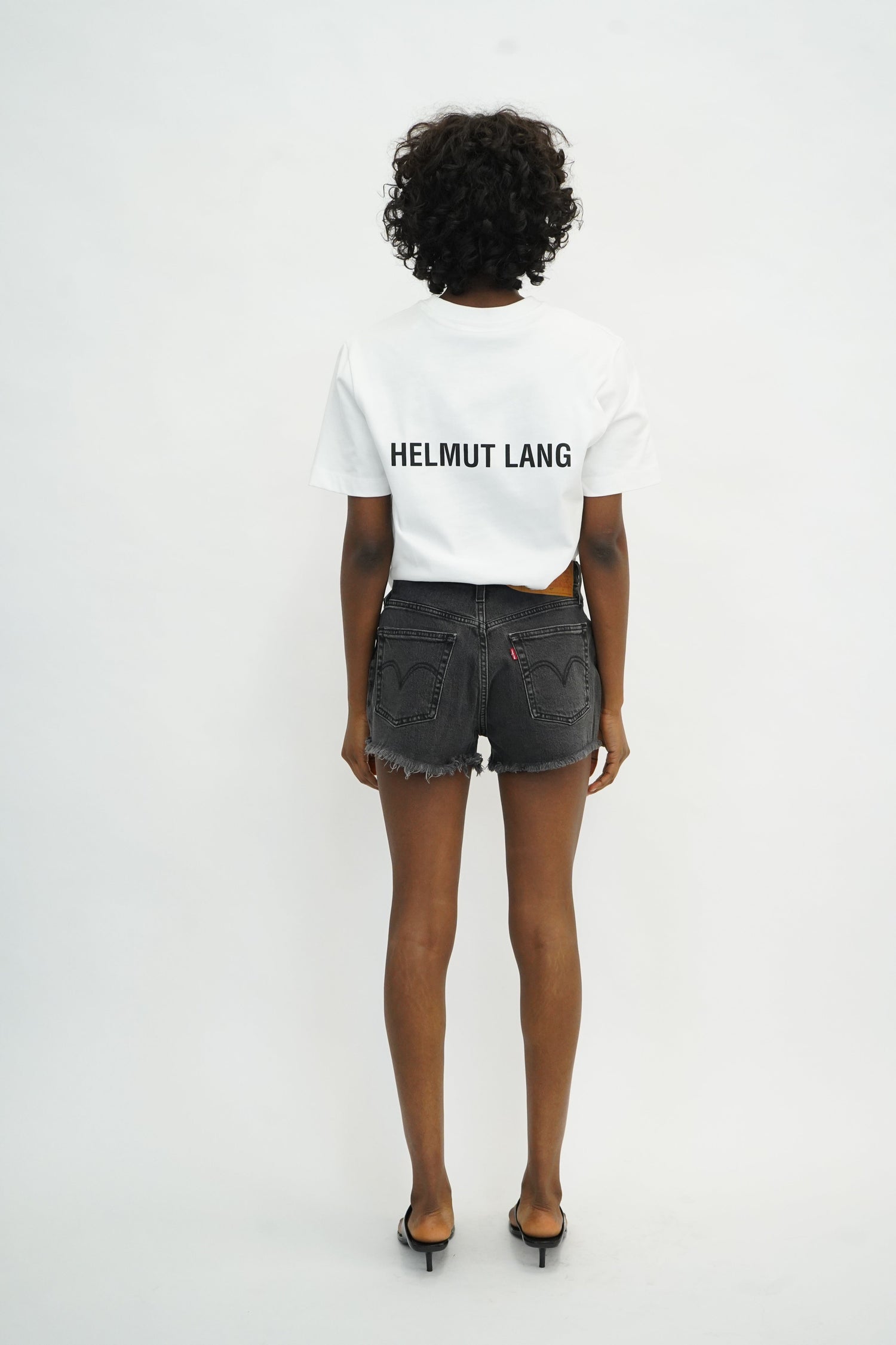 HEAVY COTTON LOGO TEE TEE HELMUT LANG 