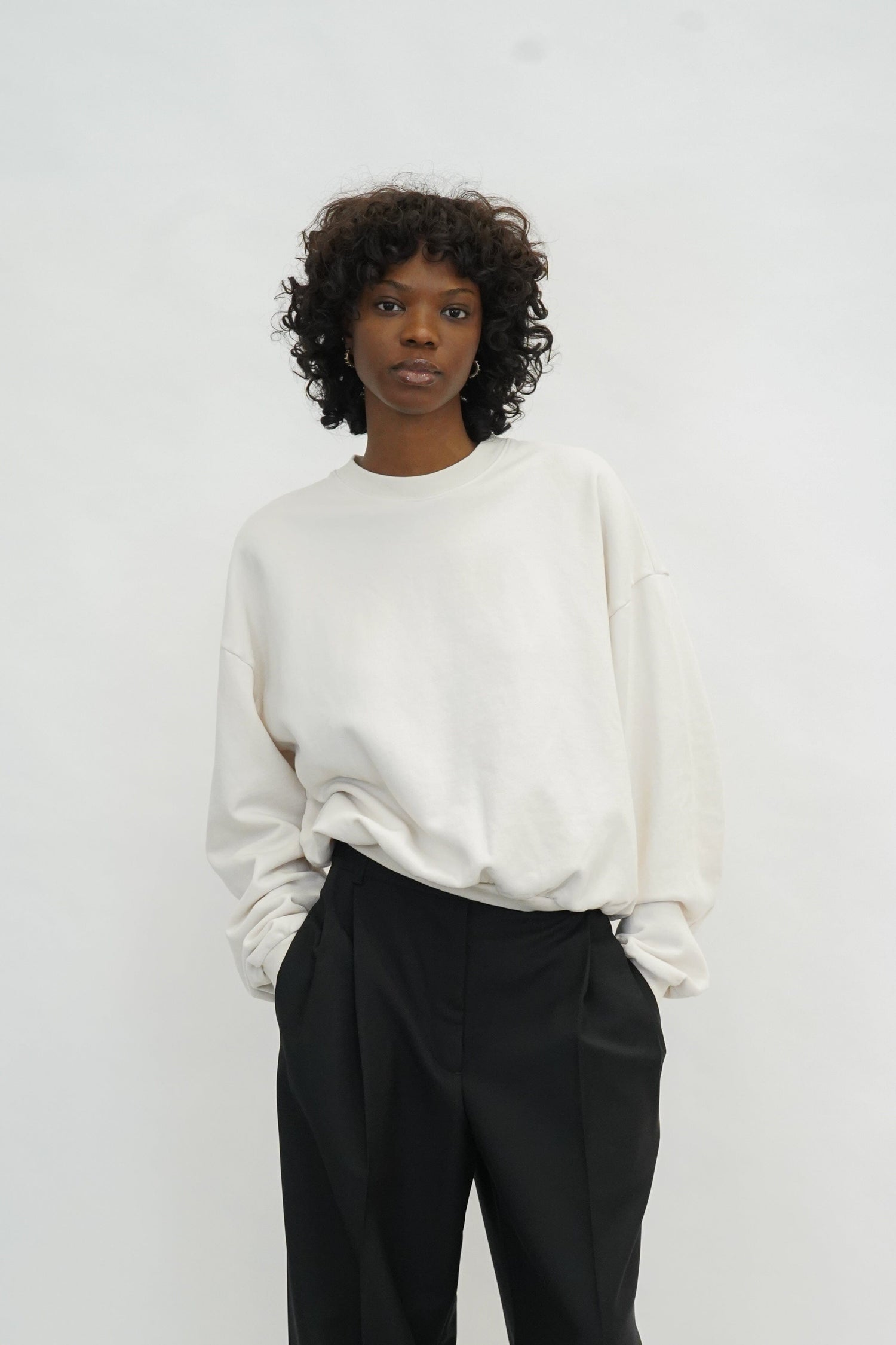 DINHA SWEATER IN ECRU SWEATER HAIKURE 