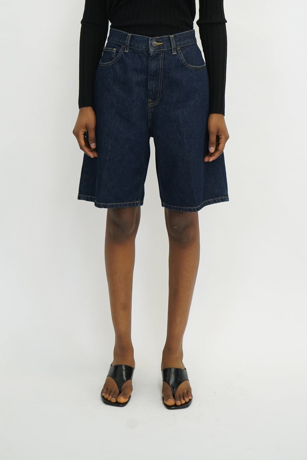 W' BRANDON SHORT IN BLUE RINSED SHORT CARHARTT 