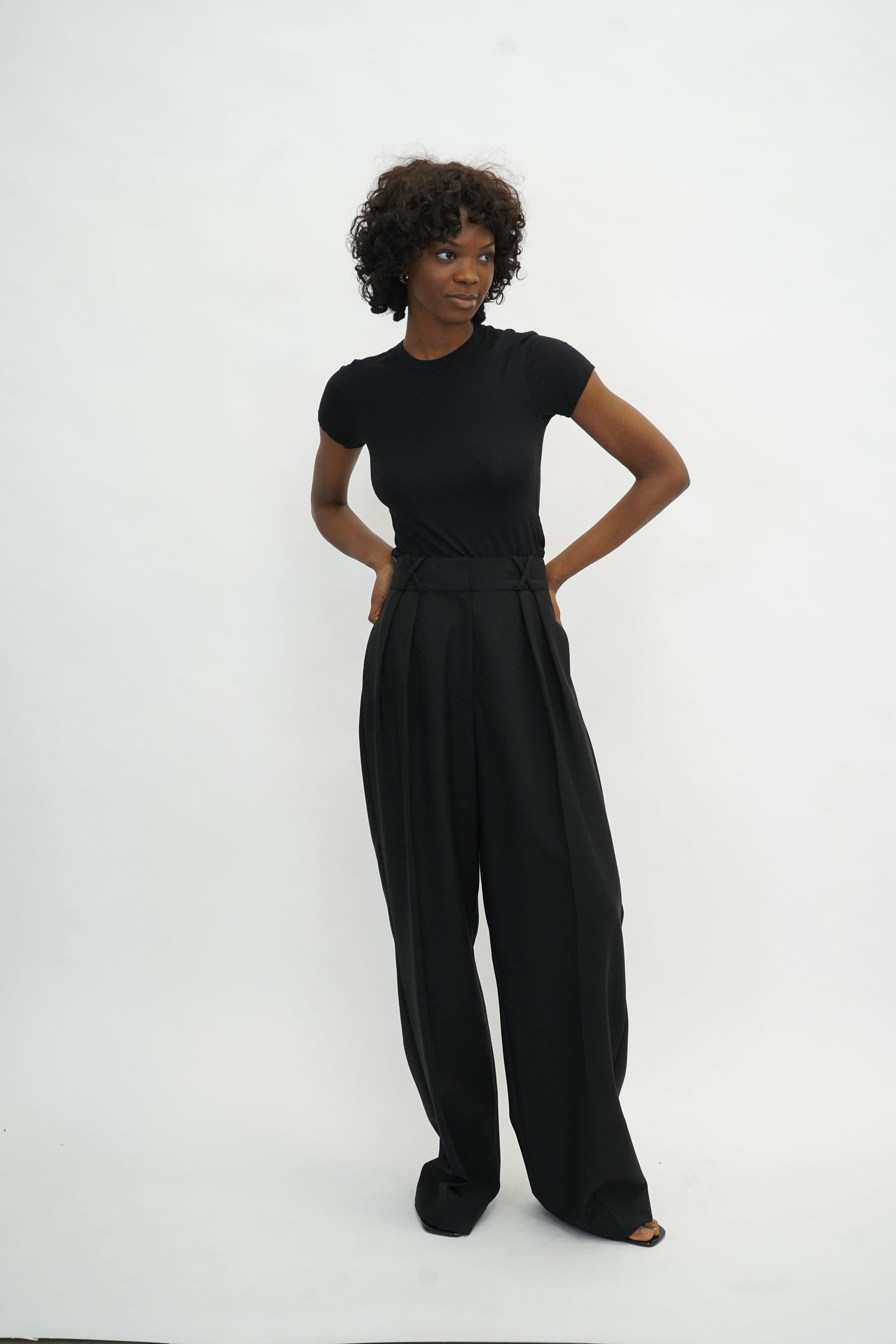 LUCA BABY TEE IN BLACK TOP RAG&BONE 