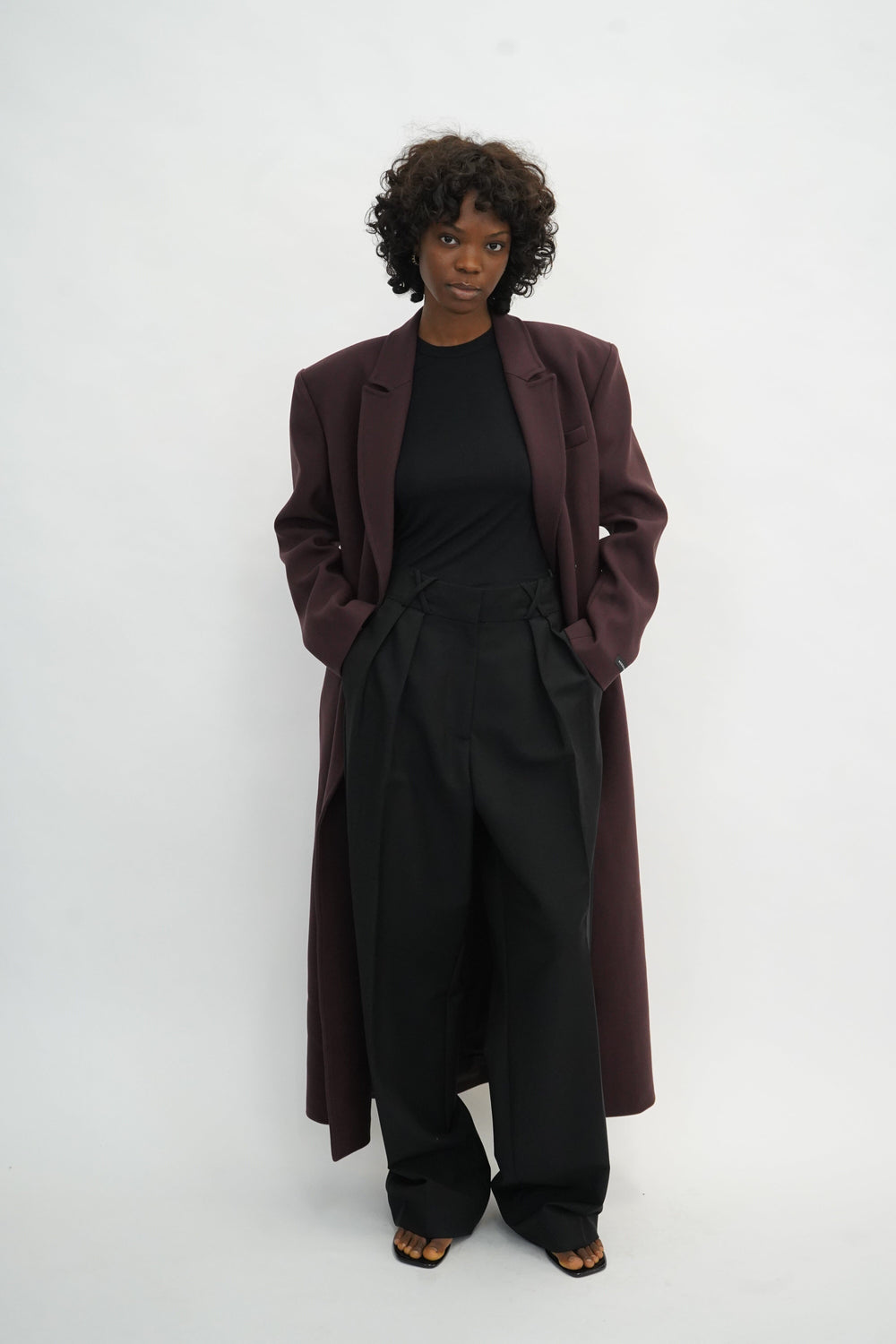 ULTRA DE LUX COAT IN MAHOGANY COAT HERSKIND 