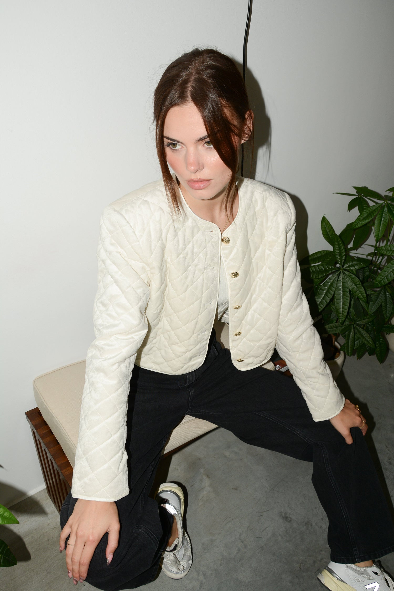 VICTORIA JACKET IN CREAM JACKET DESIGNERS REMIX 