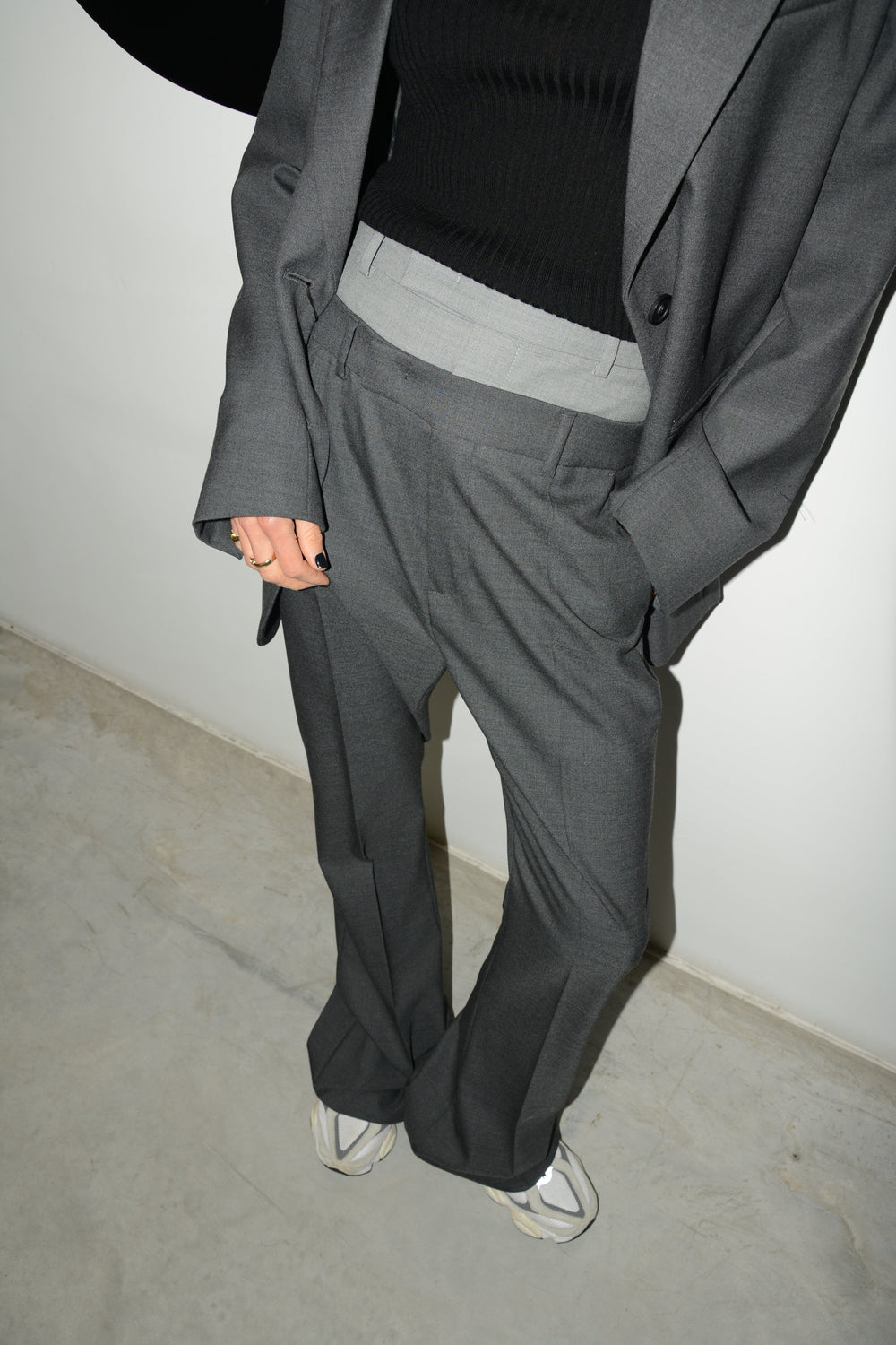 LINCE PANT IN GREY PANTS MAXMARA 