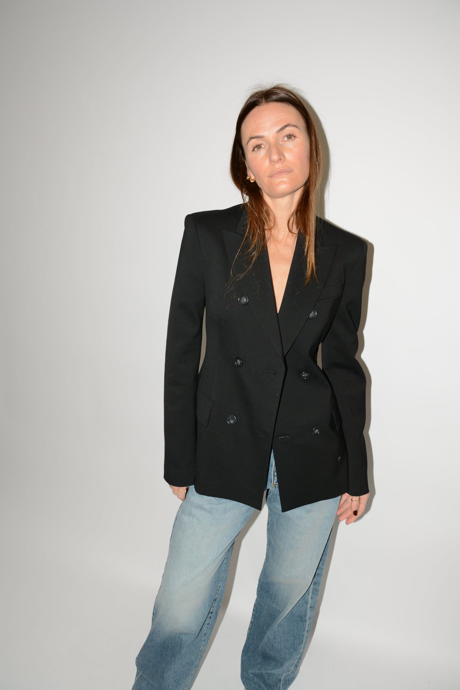 SHANNON DOUBLE BREAST BLAZER BLAZER THE ANDAMANE 