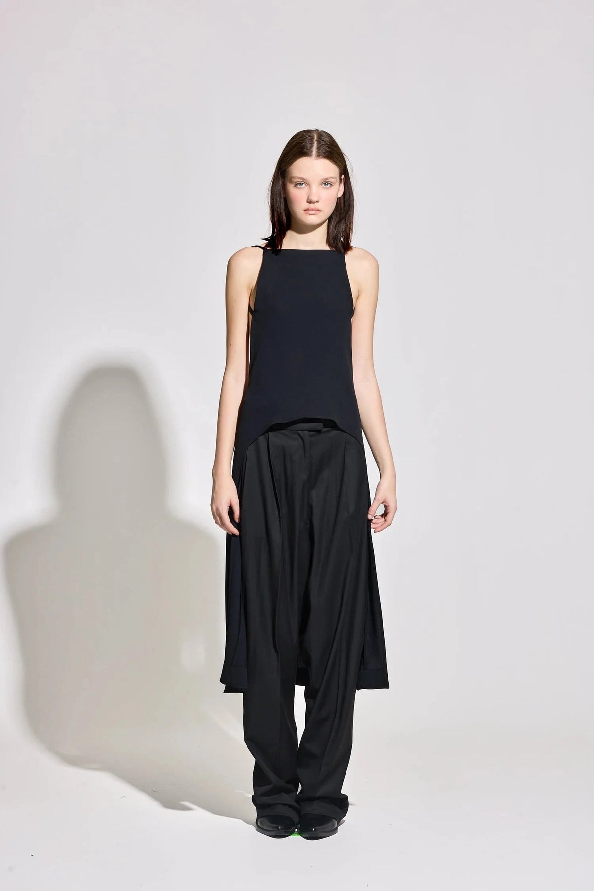 OPEN BACK TOP IN BLACK TOP STUDIO CUT 
