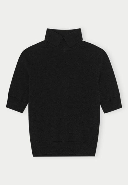 PERRY KNIT BLOUSE IN BLACK KNIT HERSKIND 