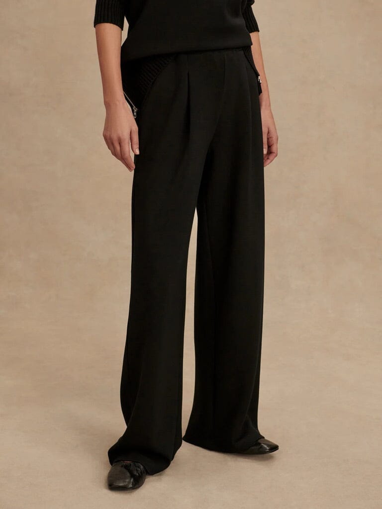 THE EXTRA WIDE LEG PANT 29.5 IN BLACK PANTS VARLEY 