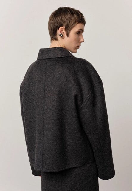 COLLINS JACKET IN DARK GREY JACKET HERSKIND 
