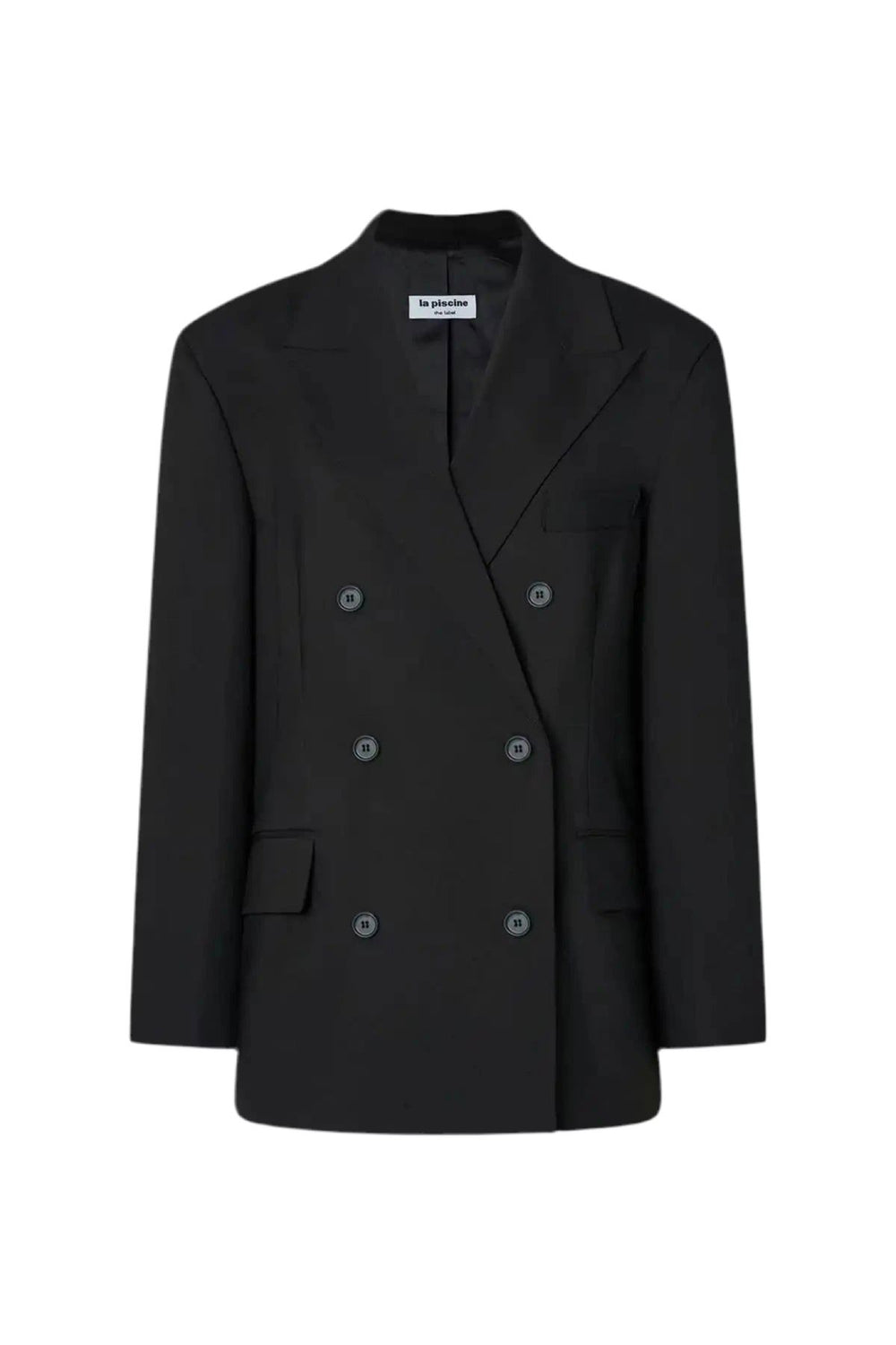 OVERSIZED BLAZER IN BLACK BLAZER LA PISCINE 