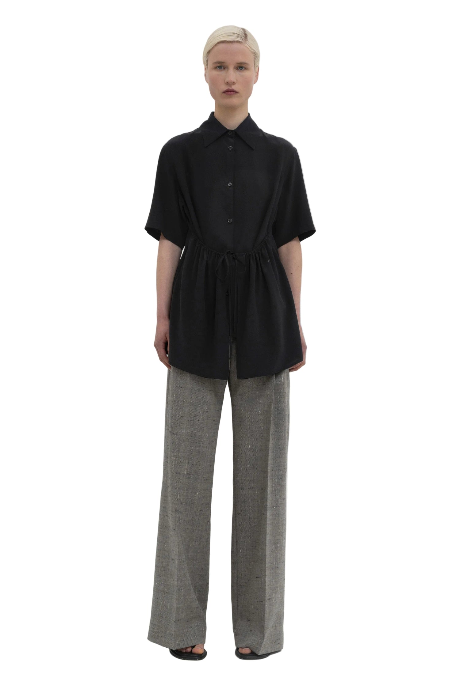 TOPPO SS SHIRT IN BLACK SHIRT CHRISTIAN WIJNANTS 