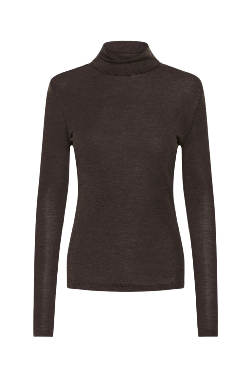 NINIA WOOL ROLLNECK IN BROWN