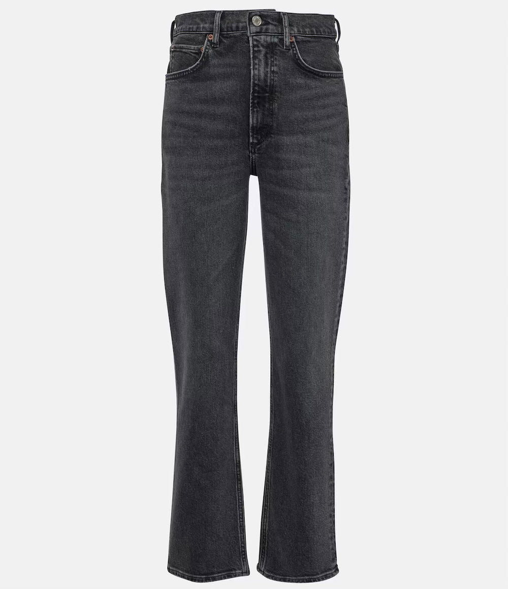 AGOLDE-HIGH RISE STOVE PIPE-METAL JEANS AGOLDE 