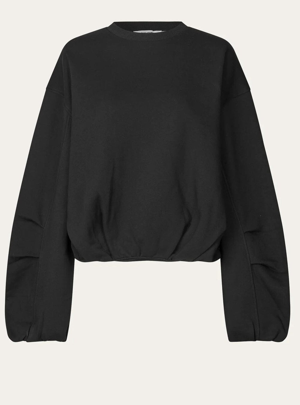 OVAL SQUARE-FIRST CREWNECK SWEAT-BLACK STONE SWEAT OVAL SQUARE 