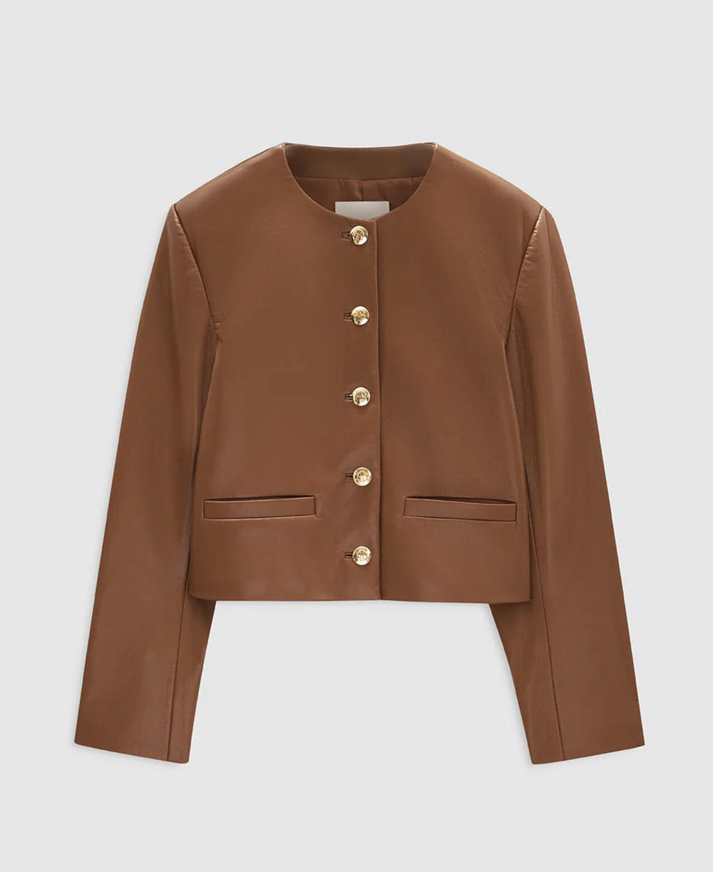 ANINE BING-AMBER JACKET-COGNAC JACKET ANINE BING 