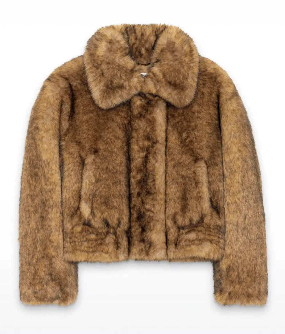 LENA JACKET-NATURAL BROWN JACKET STAND STUDIO 