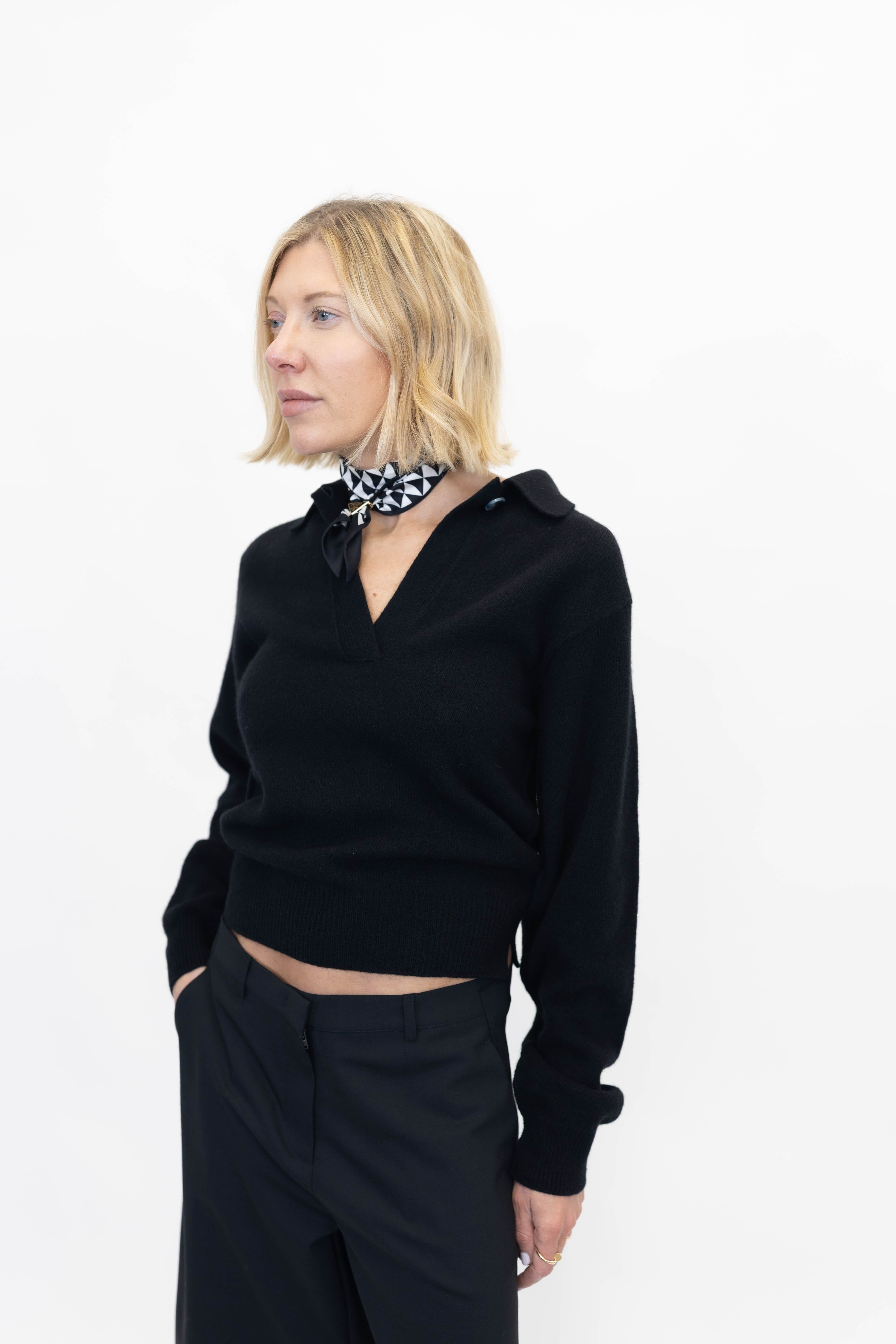 ASH SWEATER IN BLACK SWEATER HAIKURE 