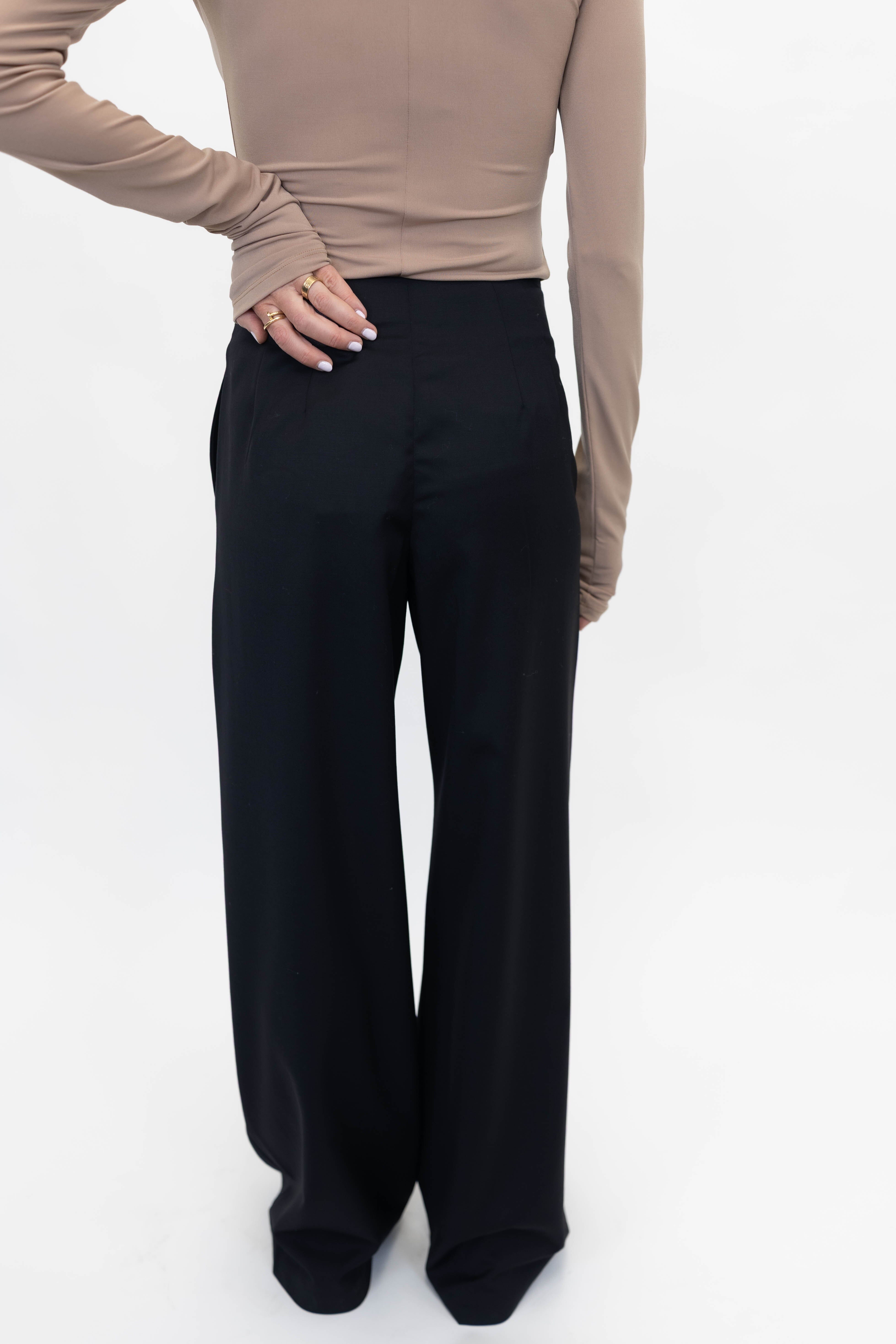 PAIRE TROUSERS IN BLACK PANTS CHRISTIAN WIJNANTS 
