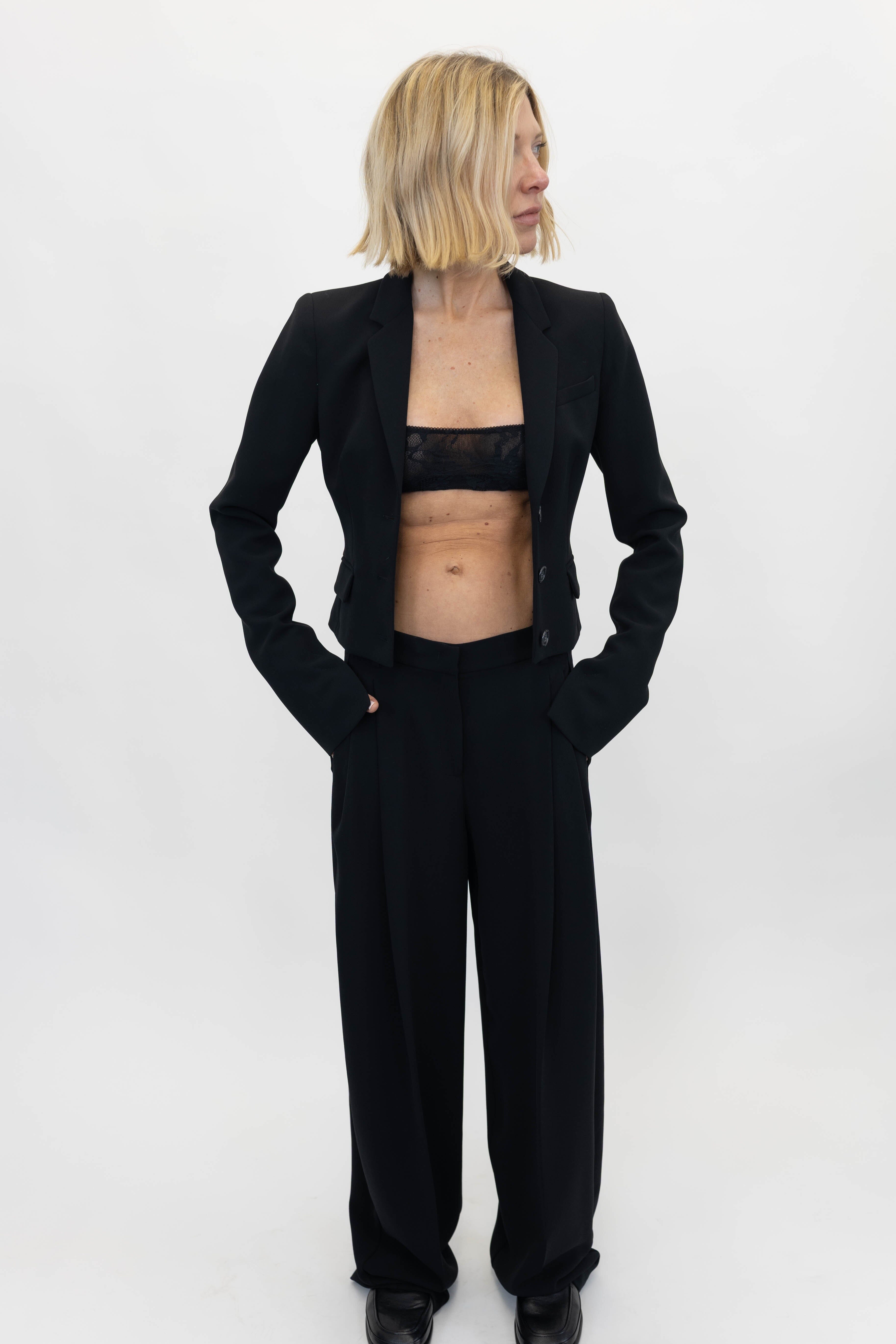 TATI BANDEAU TOP IN BLACK TOP THE ANDAMANE 
