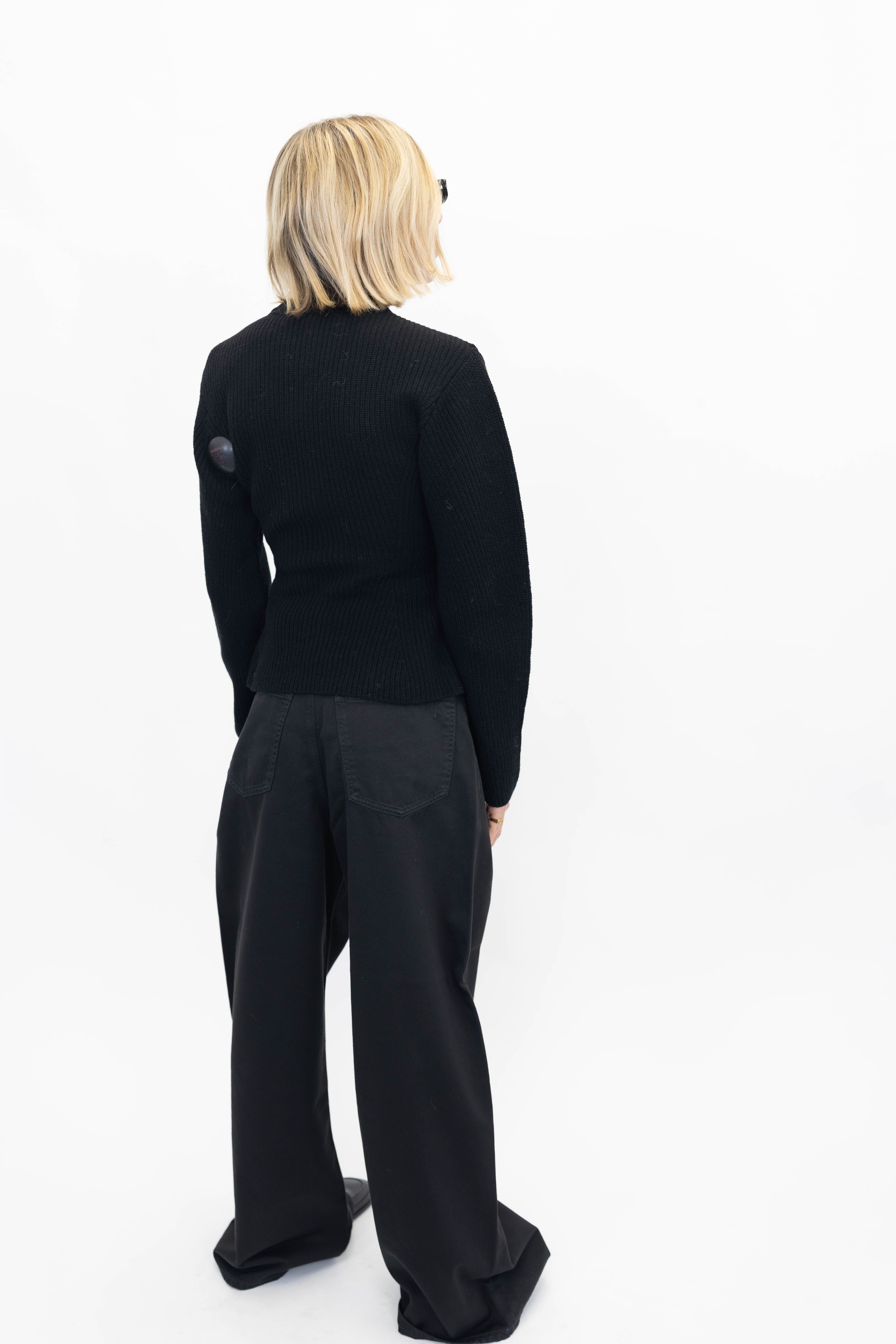 ELODIE KNIT IN BLACK KNIT THE LATEST 