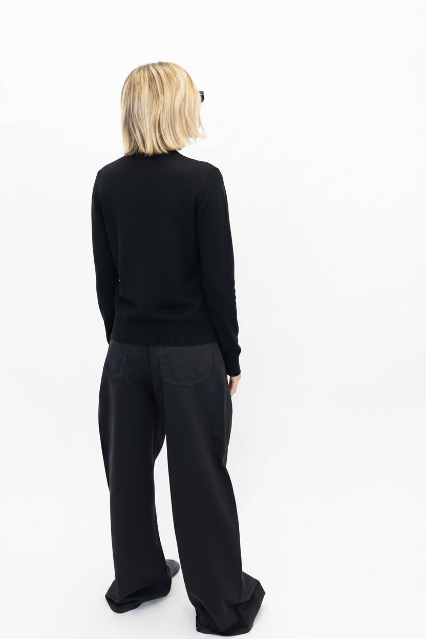 ELODIE KNIT IN BLACK KNIT THE LATEST 