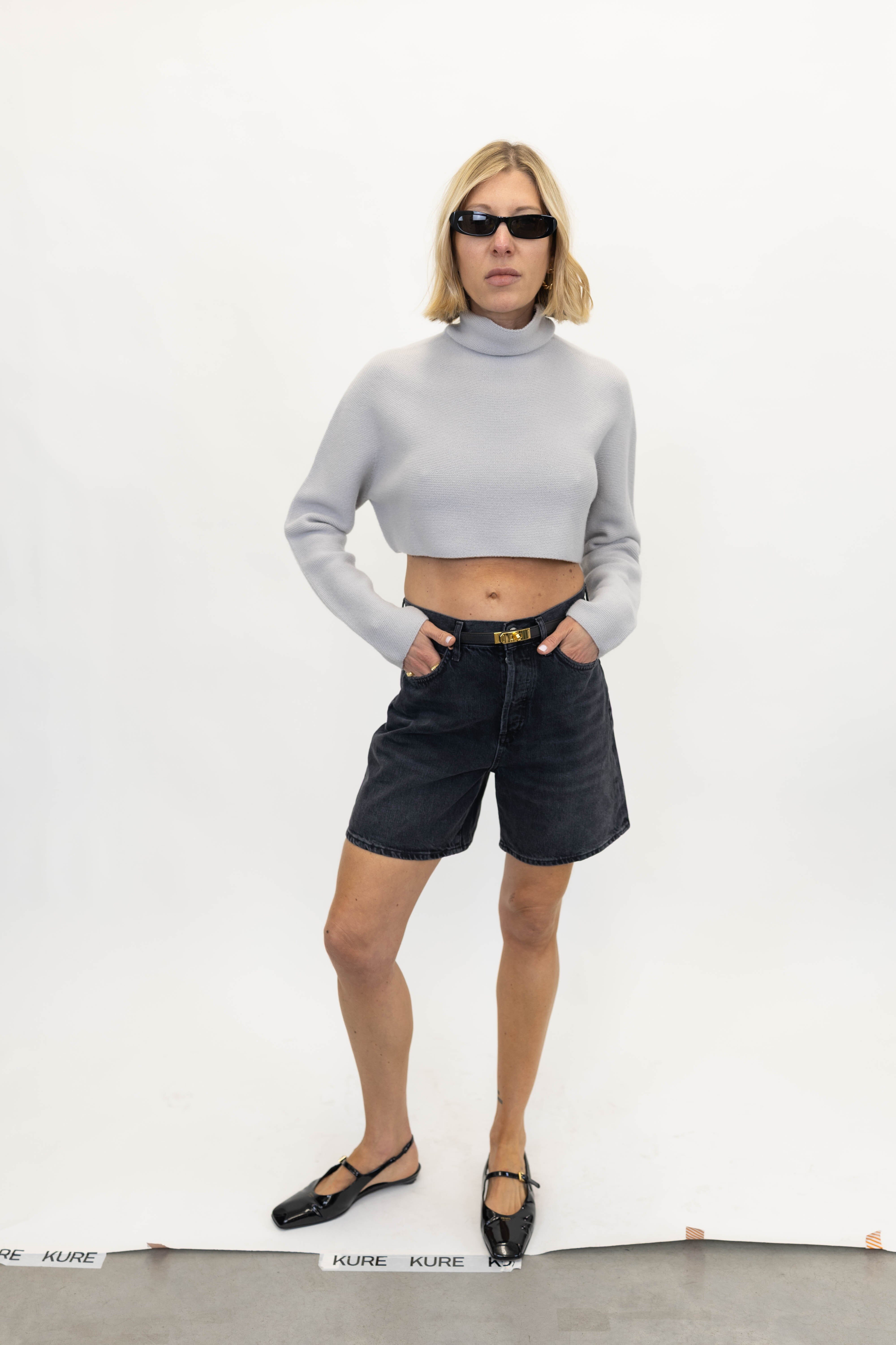 KAVIN TURTLENECK SWEATER IN PEARL SWEATER CHRISTIAN WIJNANTS 