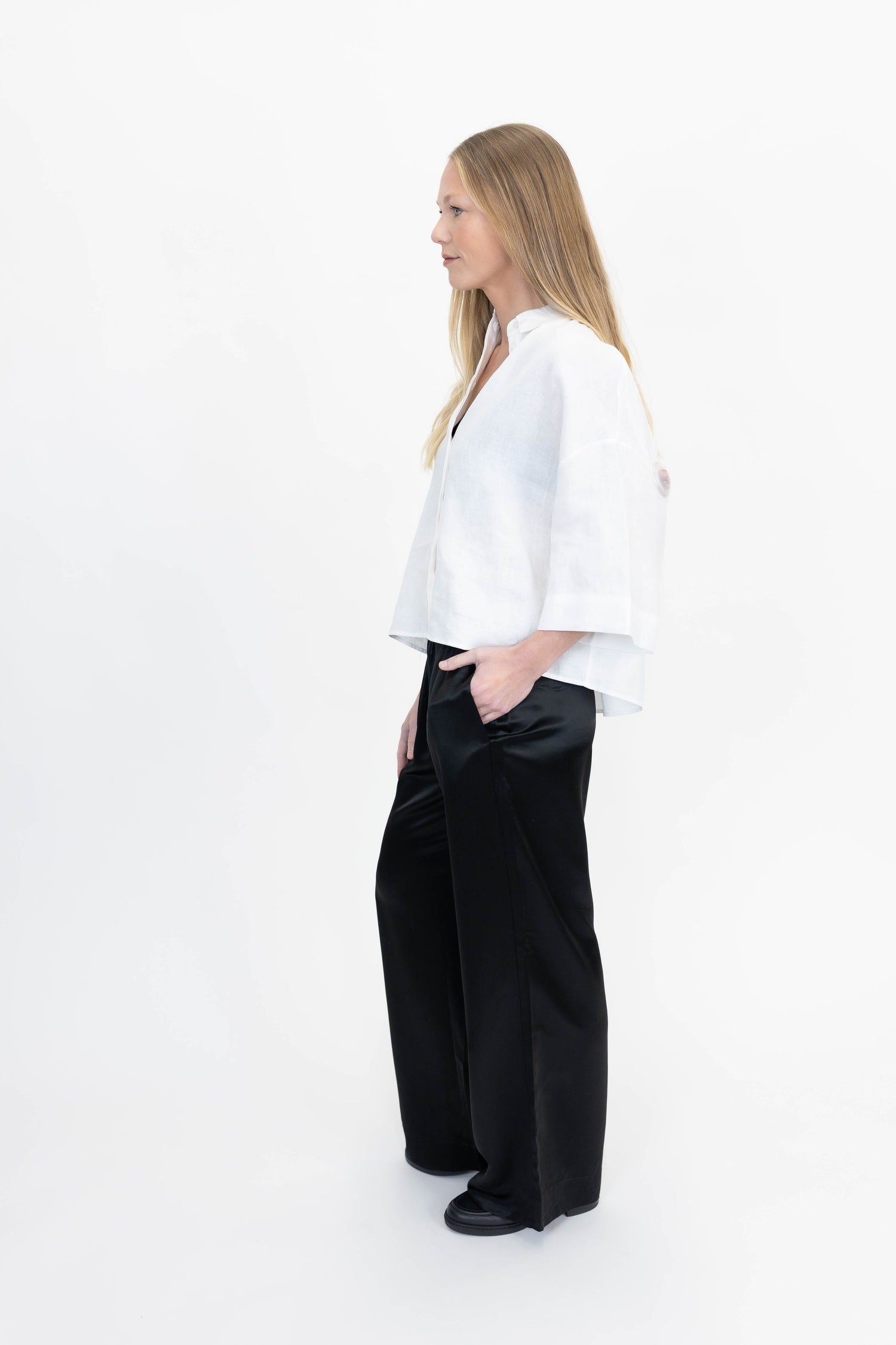 RITO LINEN SHIRT IN WHITE SHIRT MAXMARA 