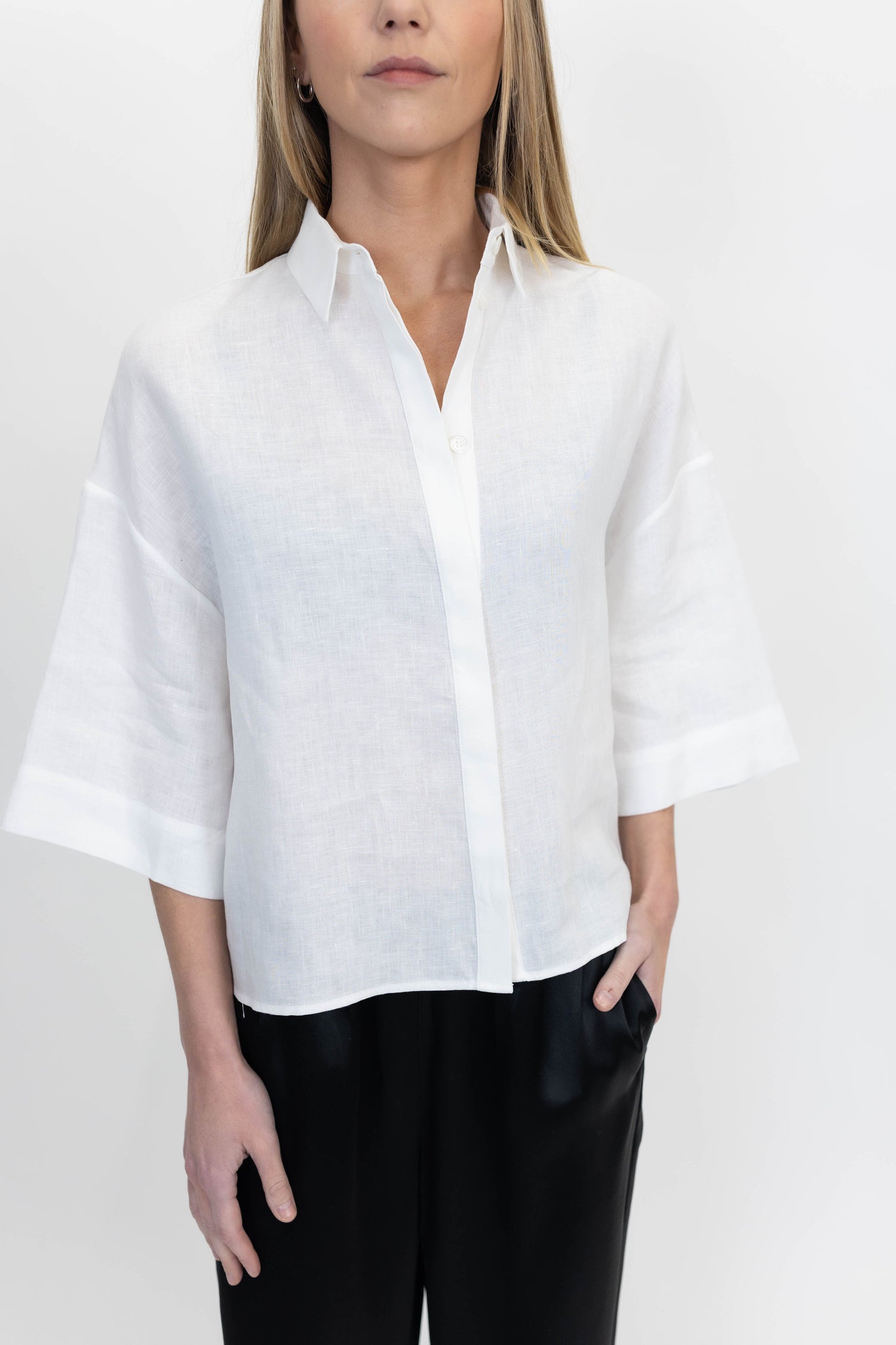 RITO LINEN SHIRT IN WHITE SHIRT MAXMARA 
