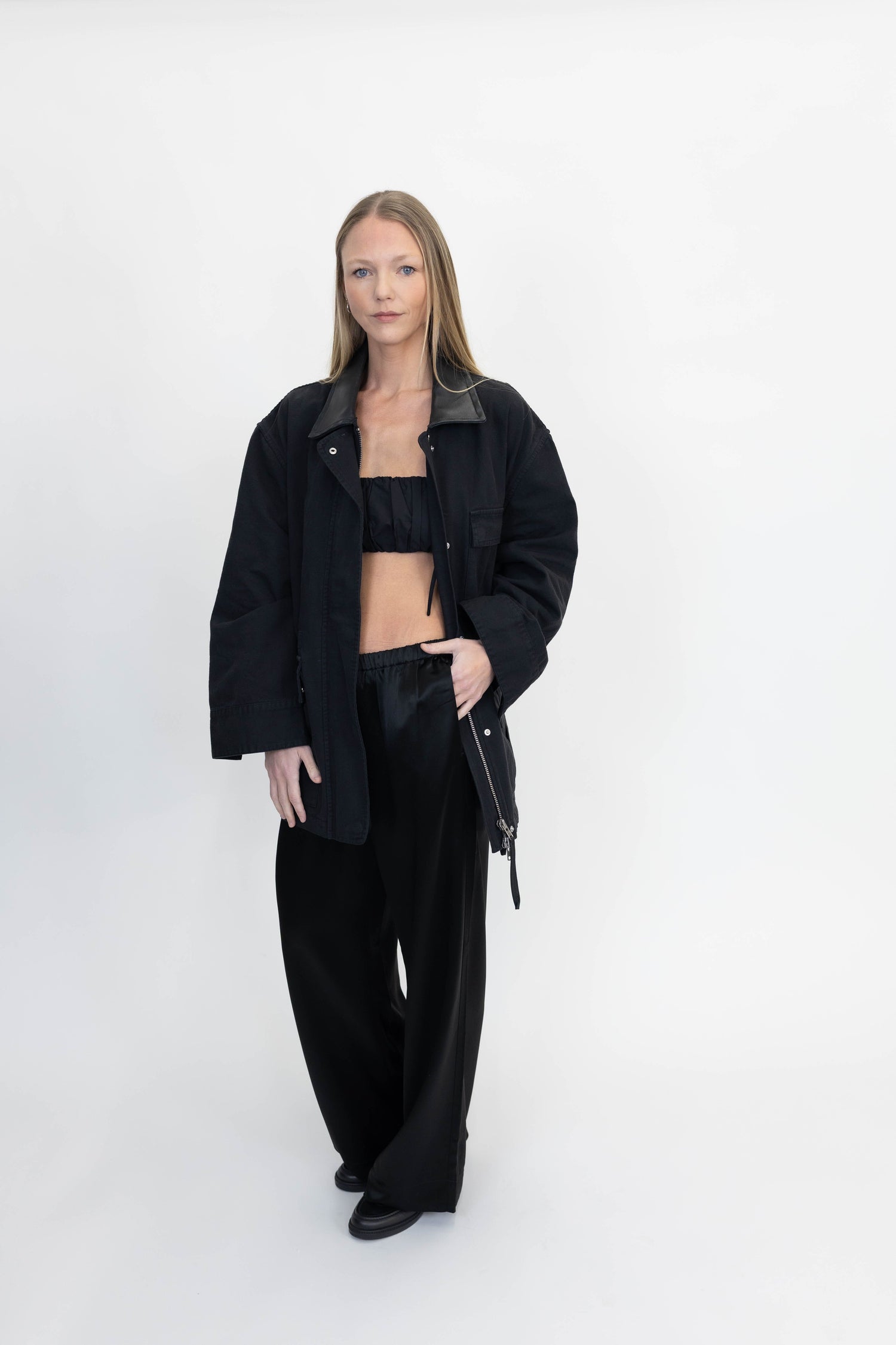 MINJA JACKET IN BLACK JACKET STAND STUDIO 