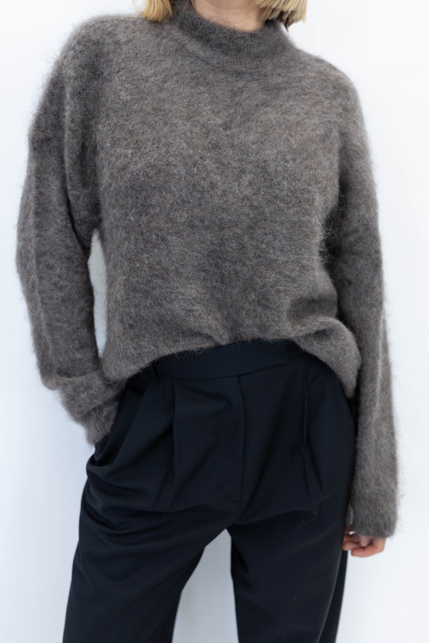 DEBBIE PULLOVER NOOS IN CHESTNUT MELANGE PULLOVER GESTUZ 