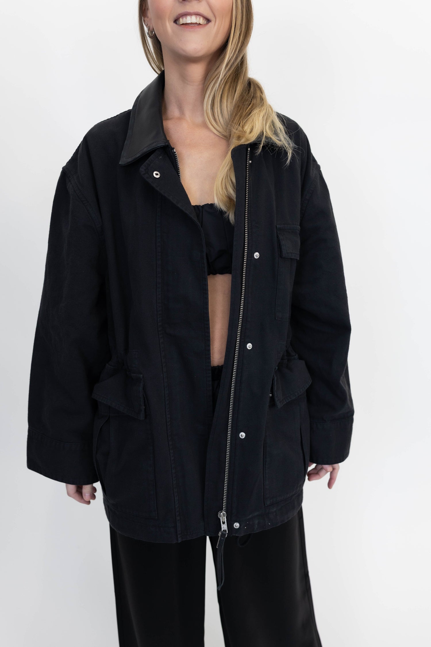 MINJA JACKET IN BLACK JACKET STAND STUDIO 