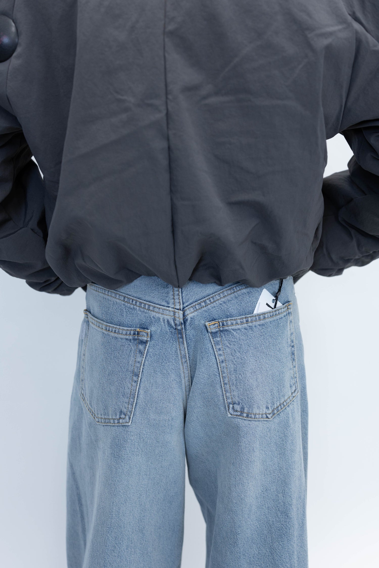 OLA BOMBER IN BLACKENED PEARL JACKET WON HUNDRED 