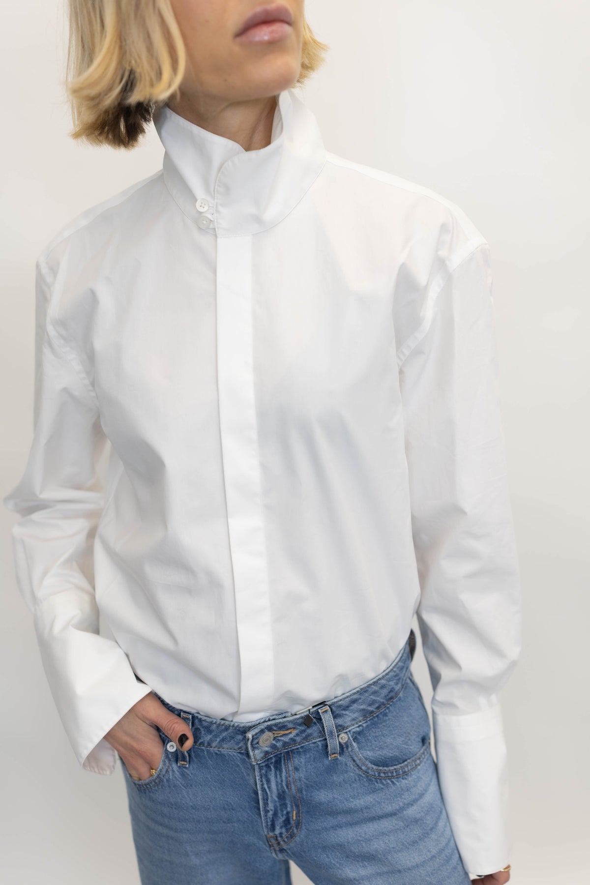 EDITH SHIRT IN WHITE SHIRT THE LATEST 
