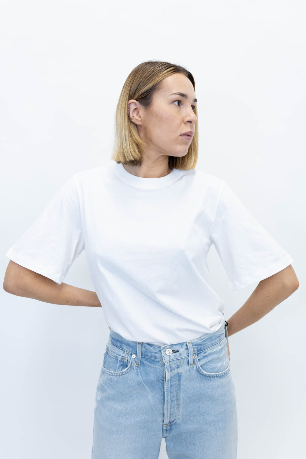 HEDIL T-SHIRT IN WHITE T-SHIRT BY MALENE BIRGER 