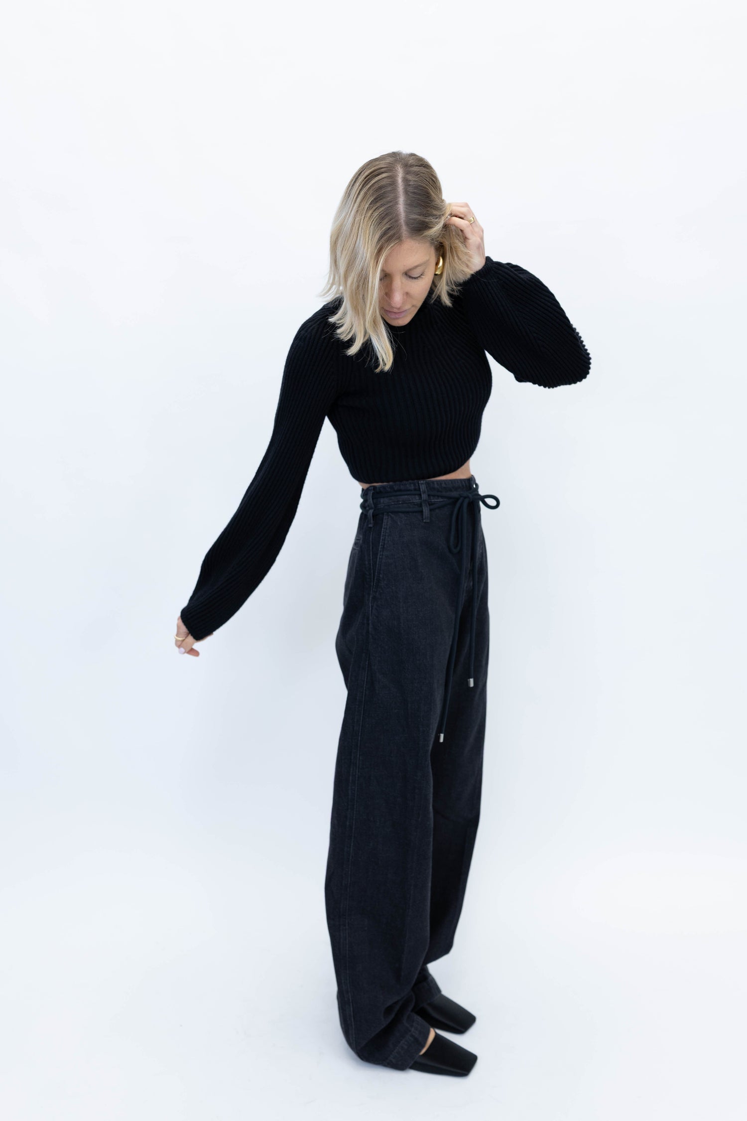 CAPSULA JEANS IN BLACK JEANS MAXMARA 