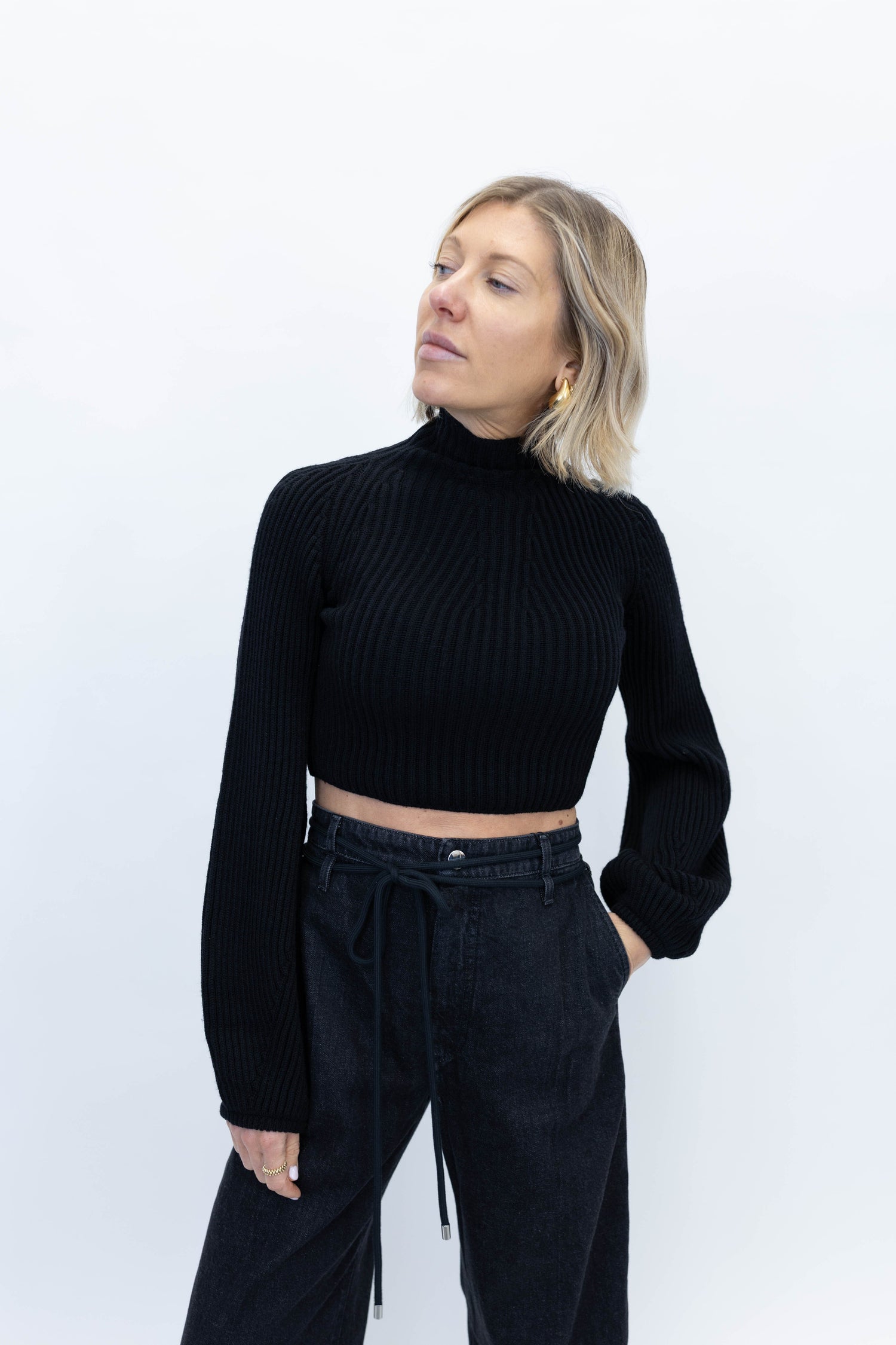 MARMO SWEATER IN BLACK SWEATER MAXMARA 