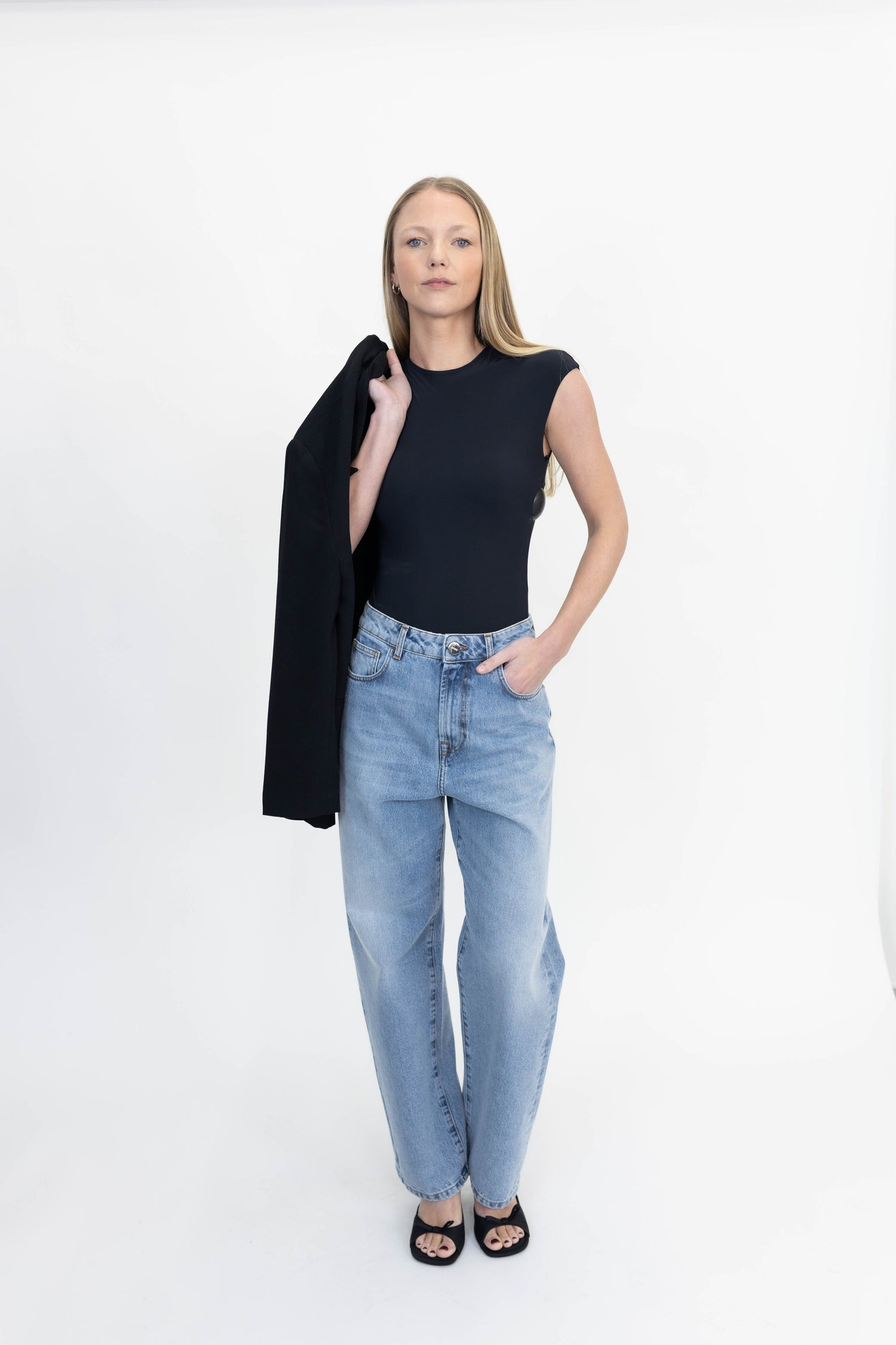 AGATA BODYSUIT IN BLACK BODYSUIT AGOLDE 