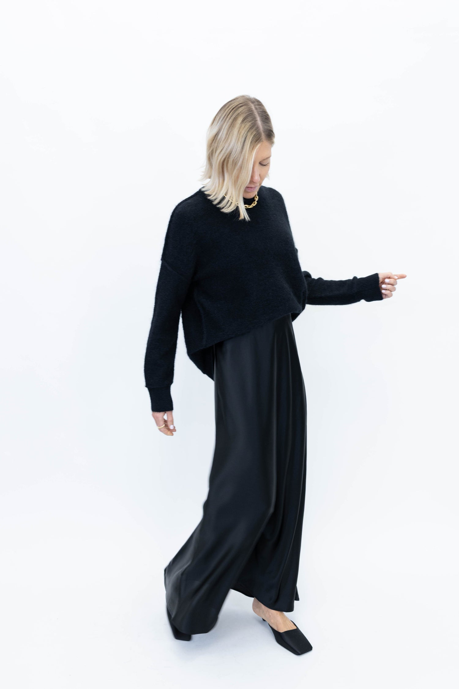 BARBARA SKIRT IN BLACK SKIRT BY MALENE BIRGER 