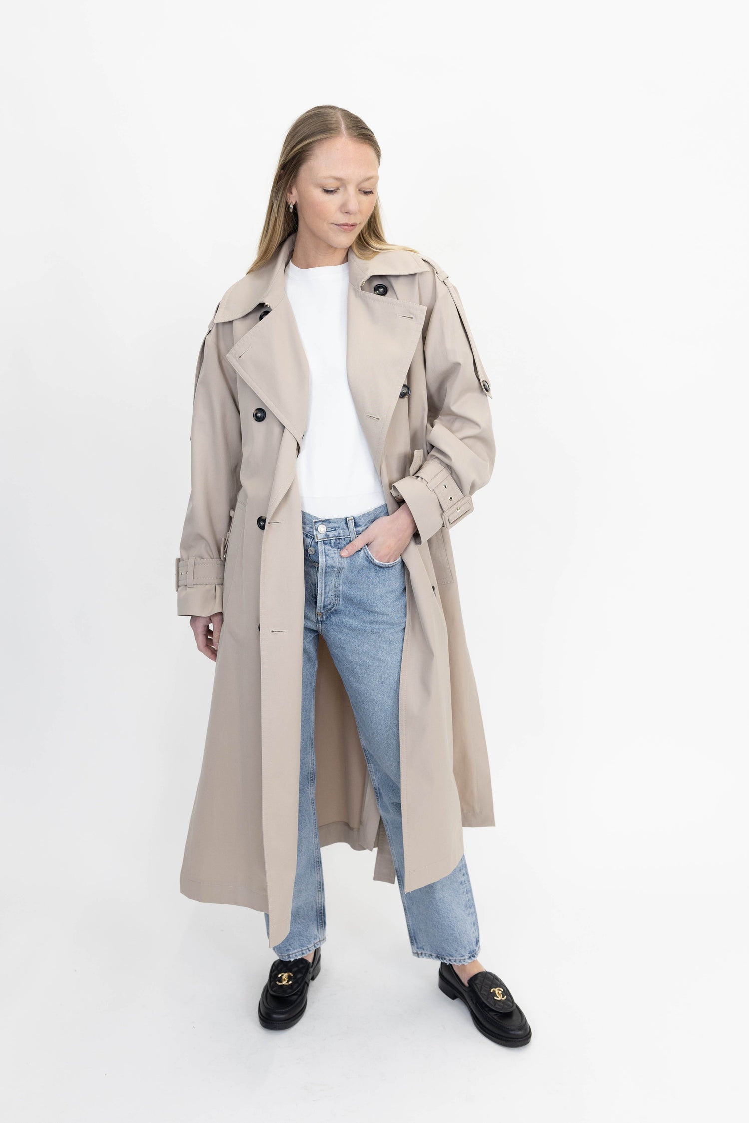 GOCCE TRENCH IN BEIGE TRENCH MAXMARA 