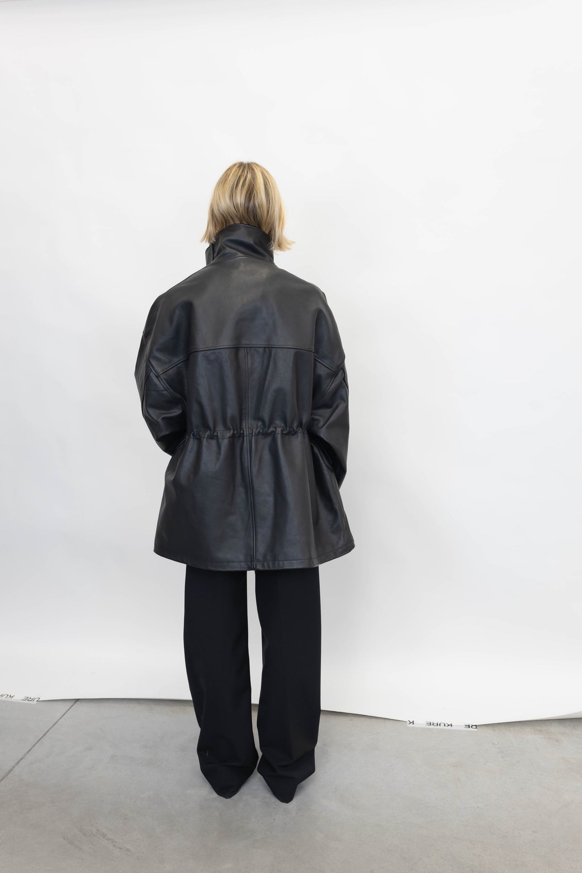 LEATHER PARKA JACKET JACKET STUDIO CUT 