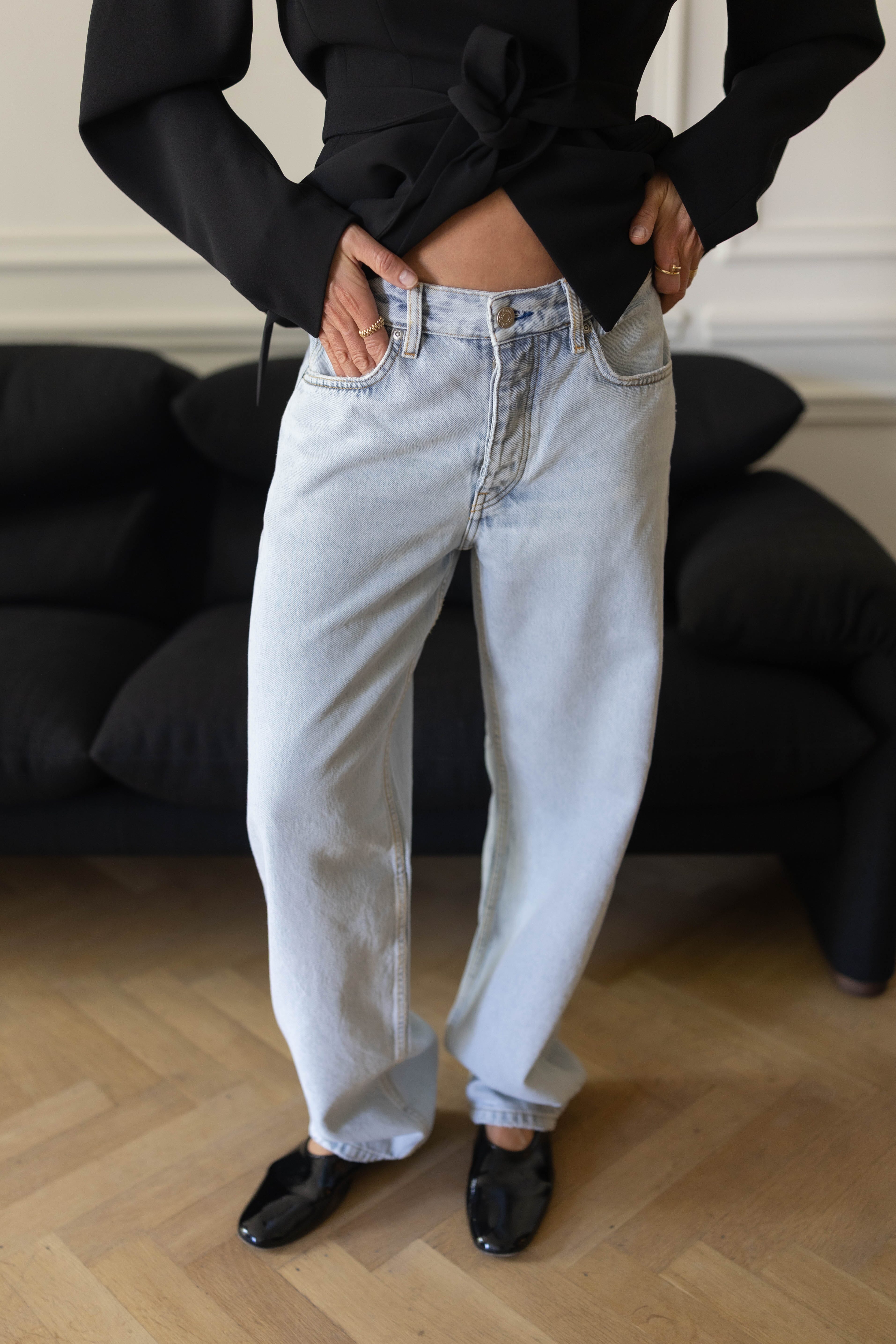 ALEXANDRA JEANS IN SOFT BLUE JEANS WON HUNDRED 