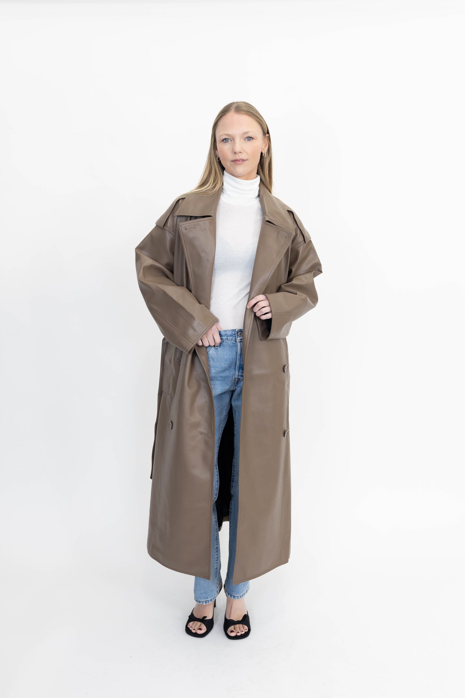 HOPE TRENCH IN TAUPE JACKET STAND STUDIO 