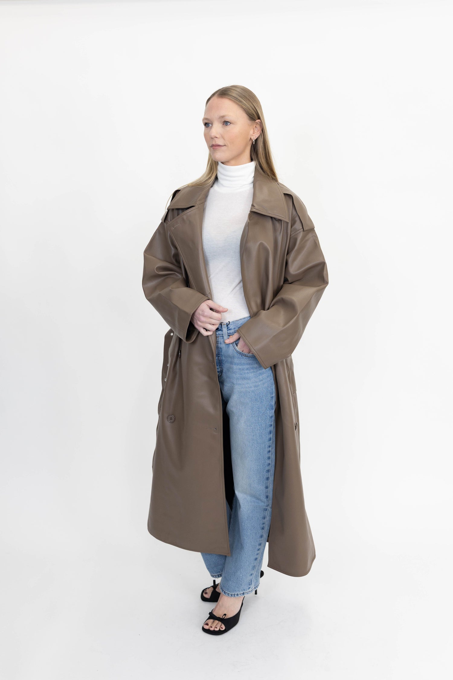 HOPE TRENCH IN TAUPE JACKET STAND STUDIO 