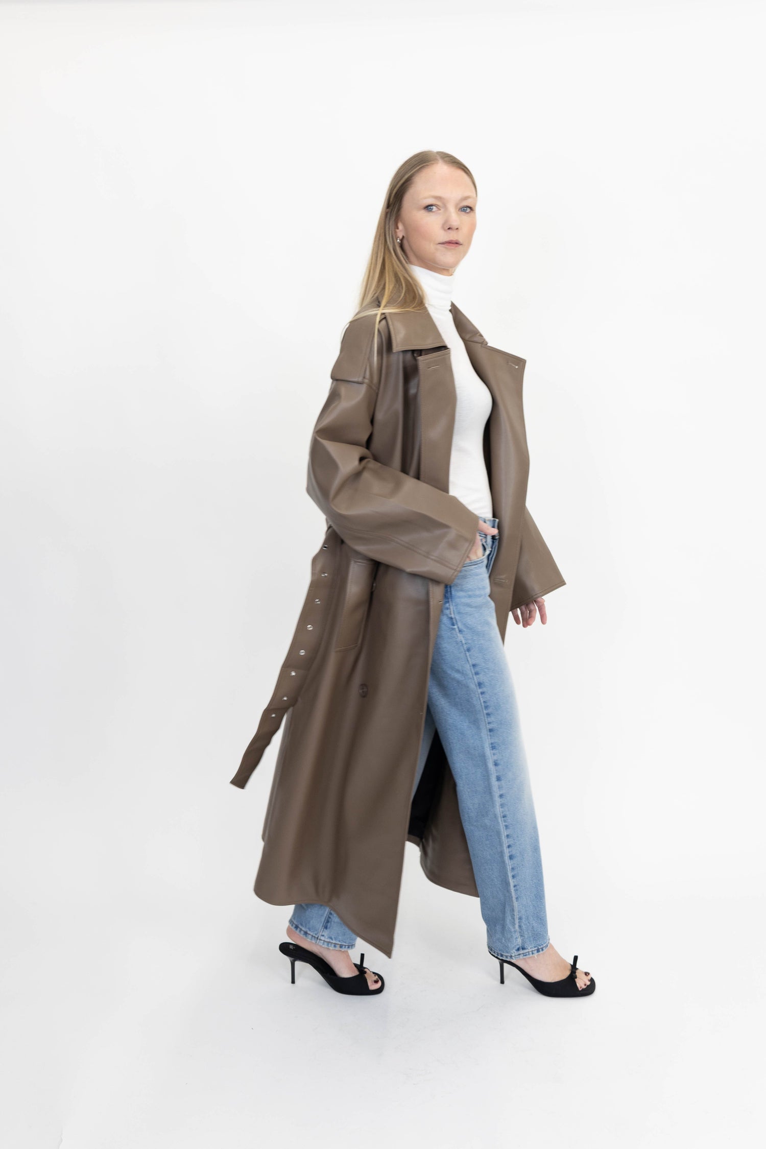 HOPE TRENCH IN TAUPE JACKET STAND STUDIO 