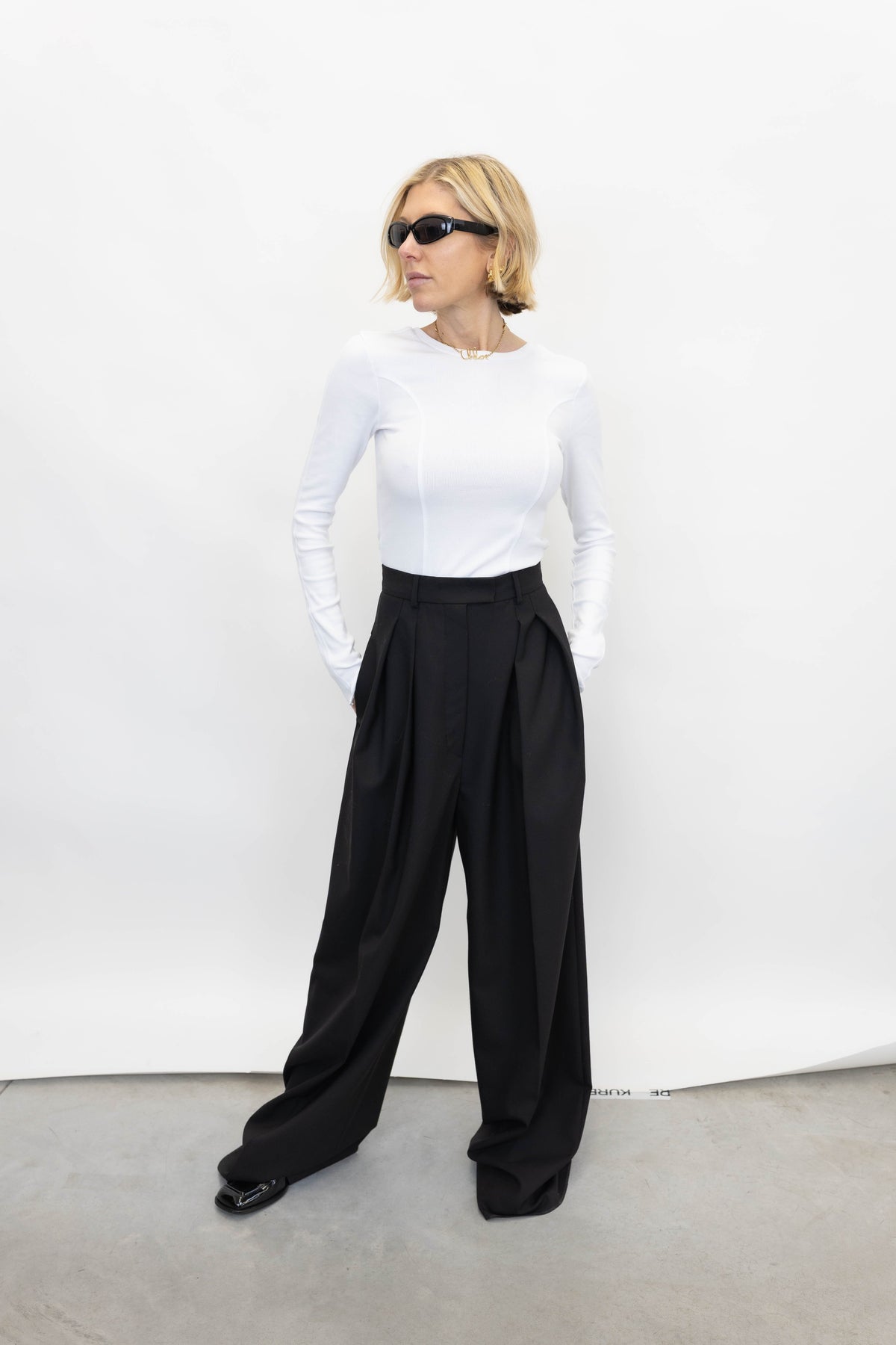 IRINE LS TOP IN BRIGHT WHITE TOP WON HUNDRED 