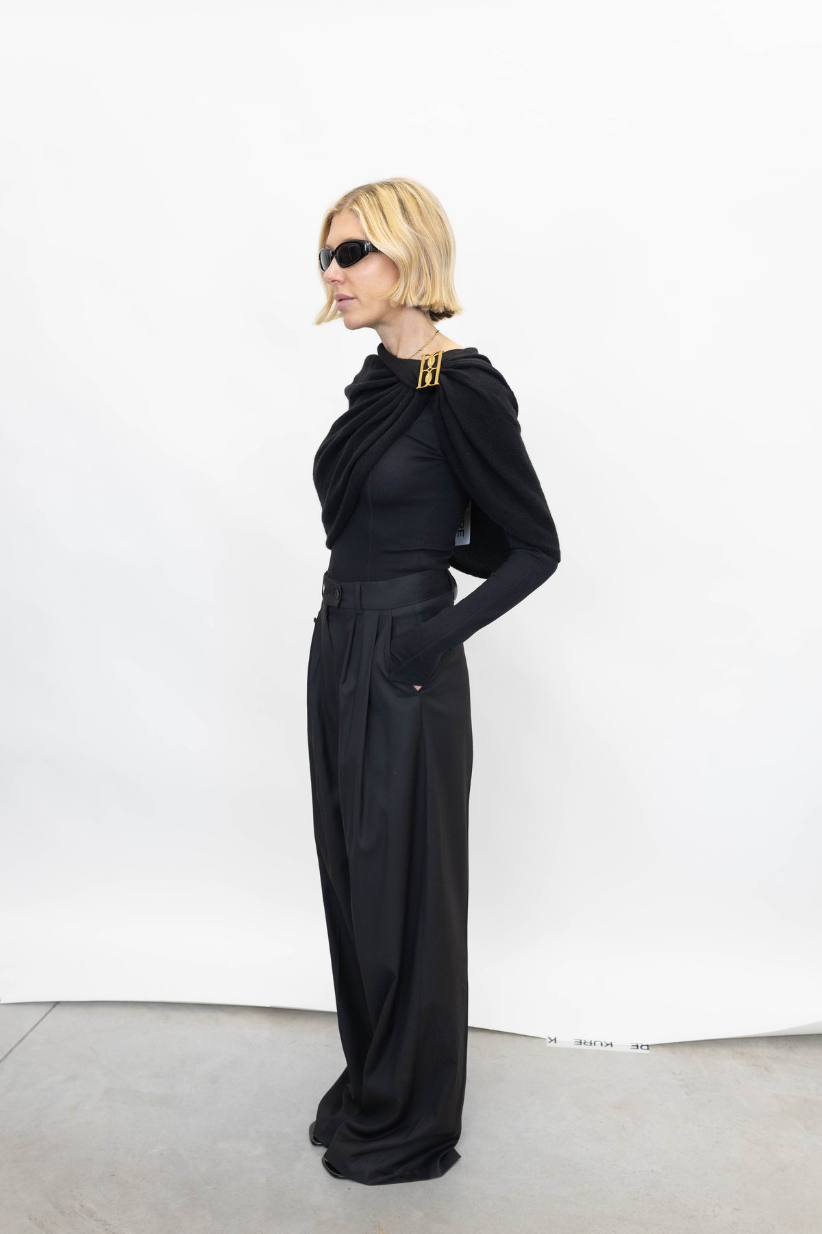 PINNE CAPE IN BLACK CAPE BY MALENE BIRGER 