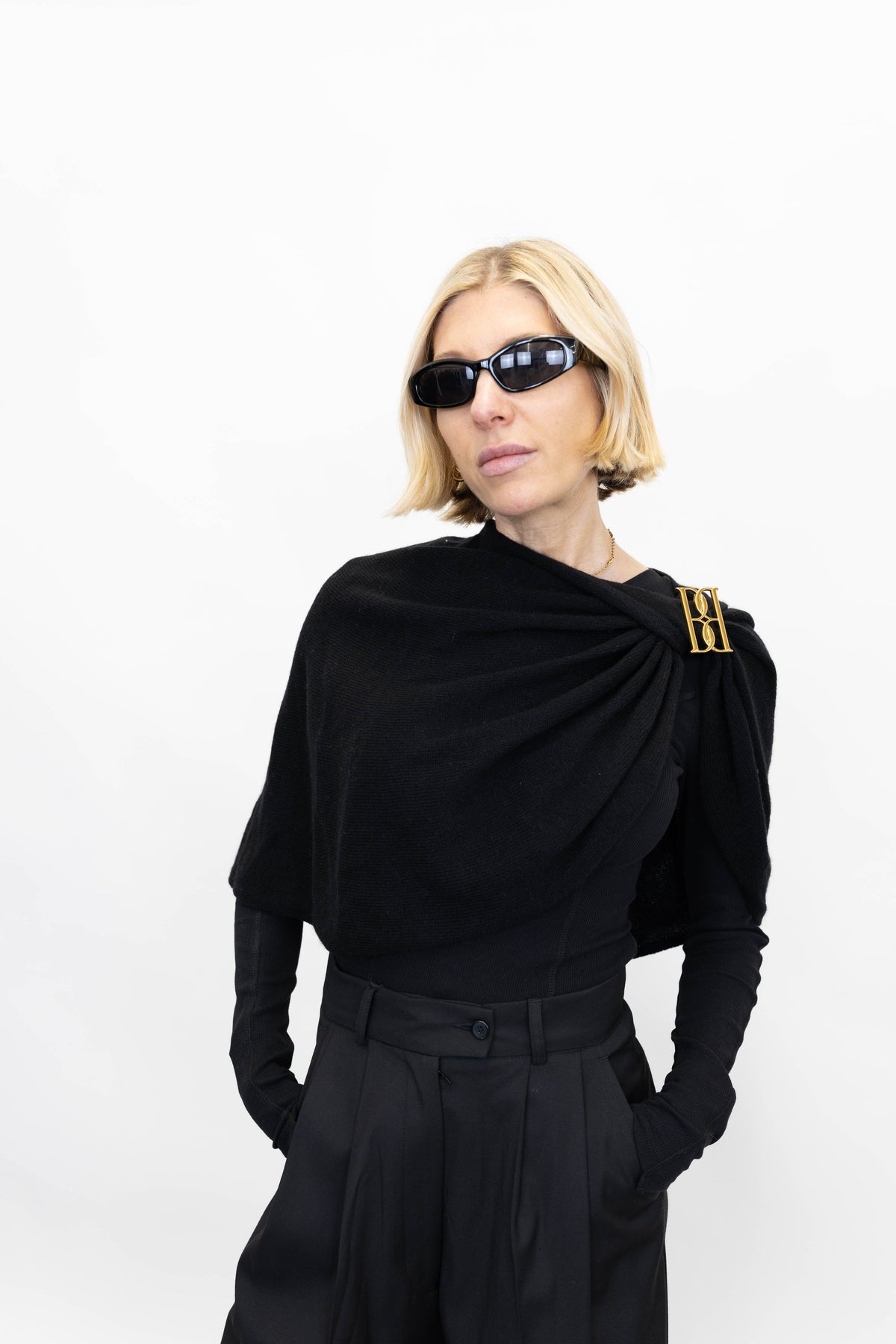 MONO 6 BROCHE IN GOLD BROCHE BY MALENE BIRGER 
