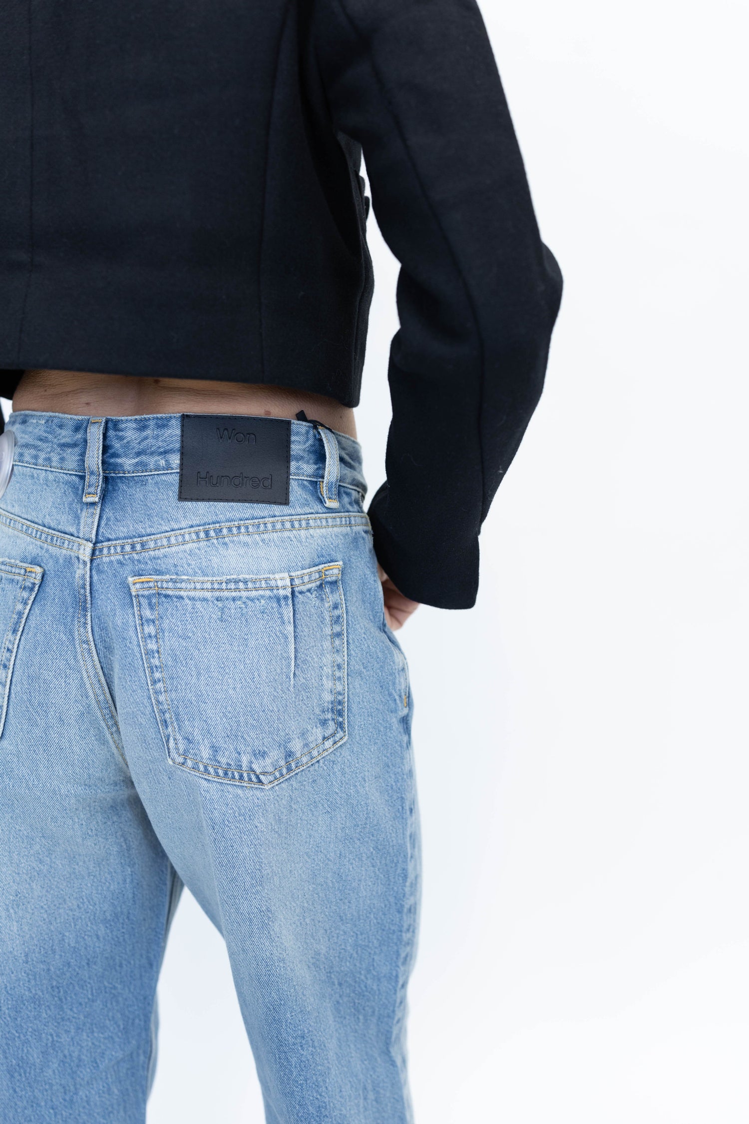 BAGGY JEANS IN WASH18 JEANS WON HUNDRED 