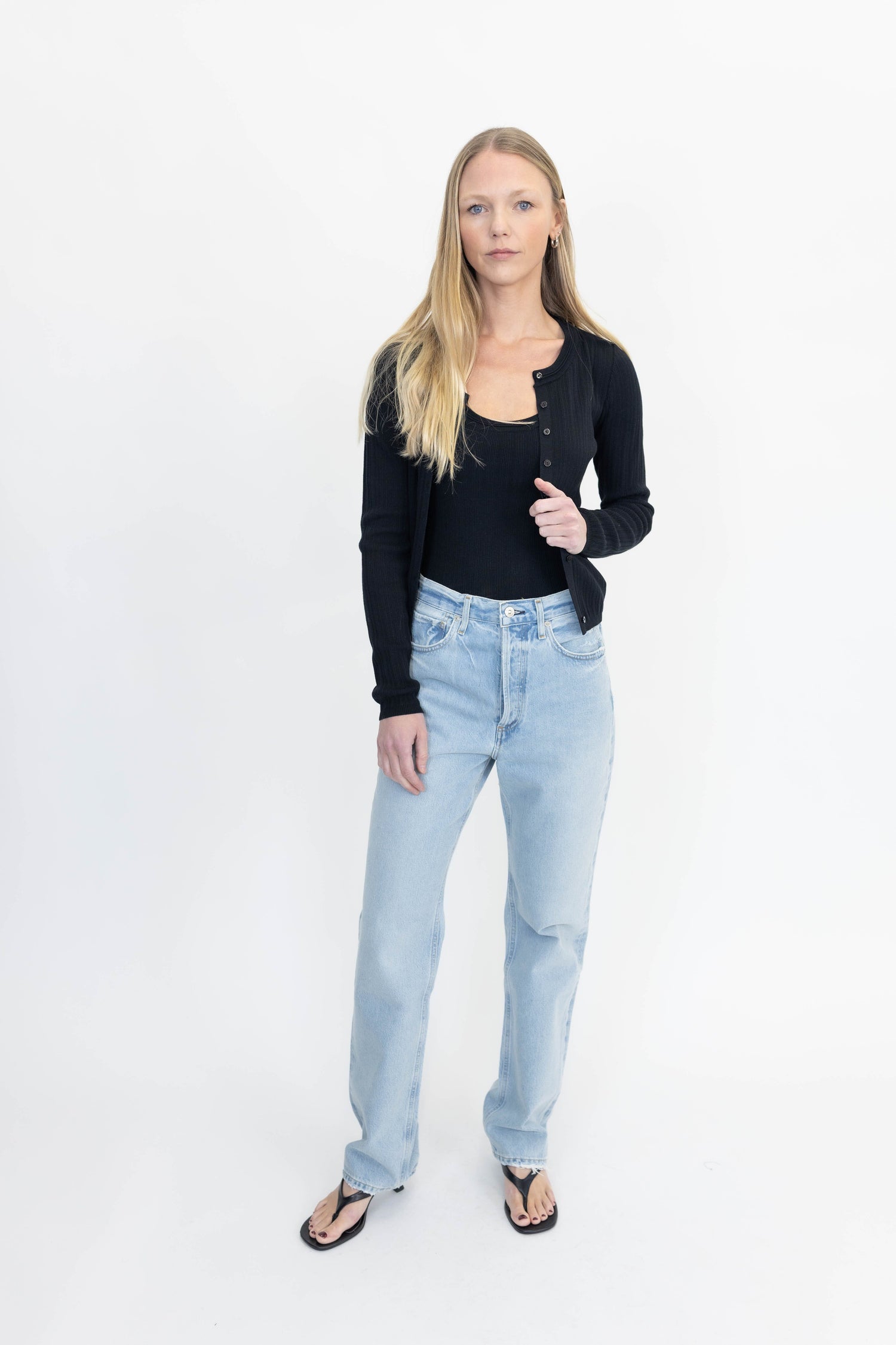 BROOKS KNIT BLOUSE IN BLACK KNIT HERSKIND 