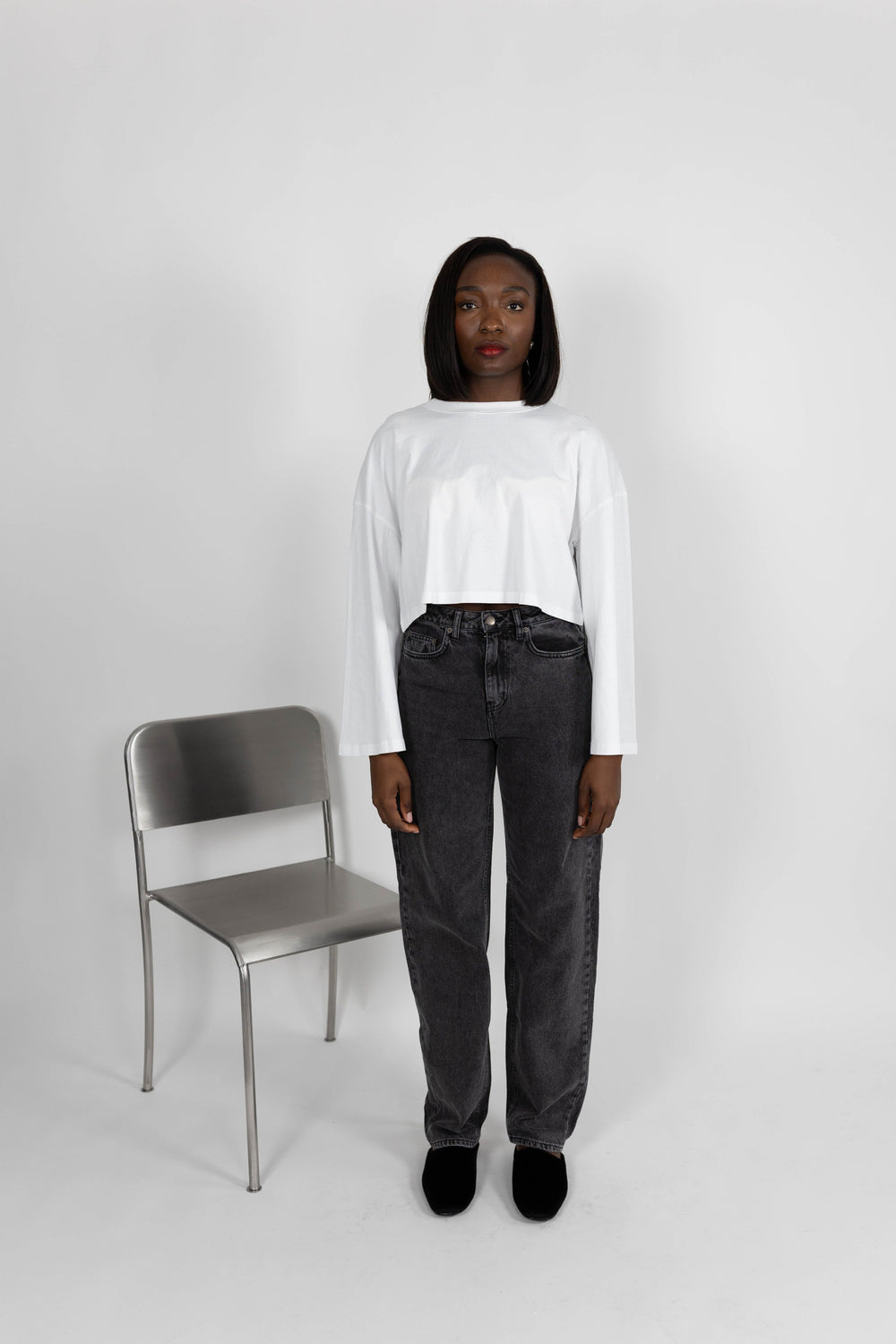 HANNAH 90'S JEANS IN WASHED BLACK JEANS KURE 