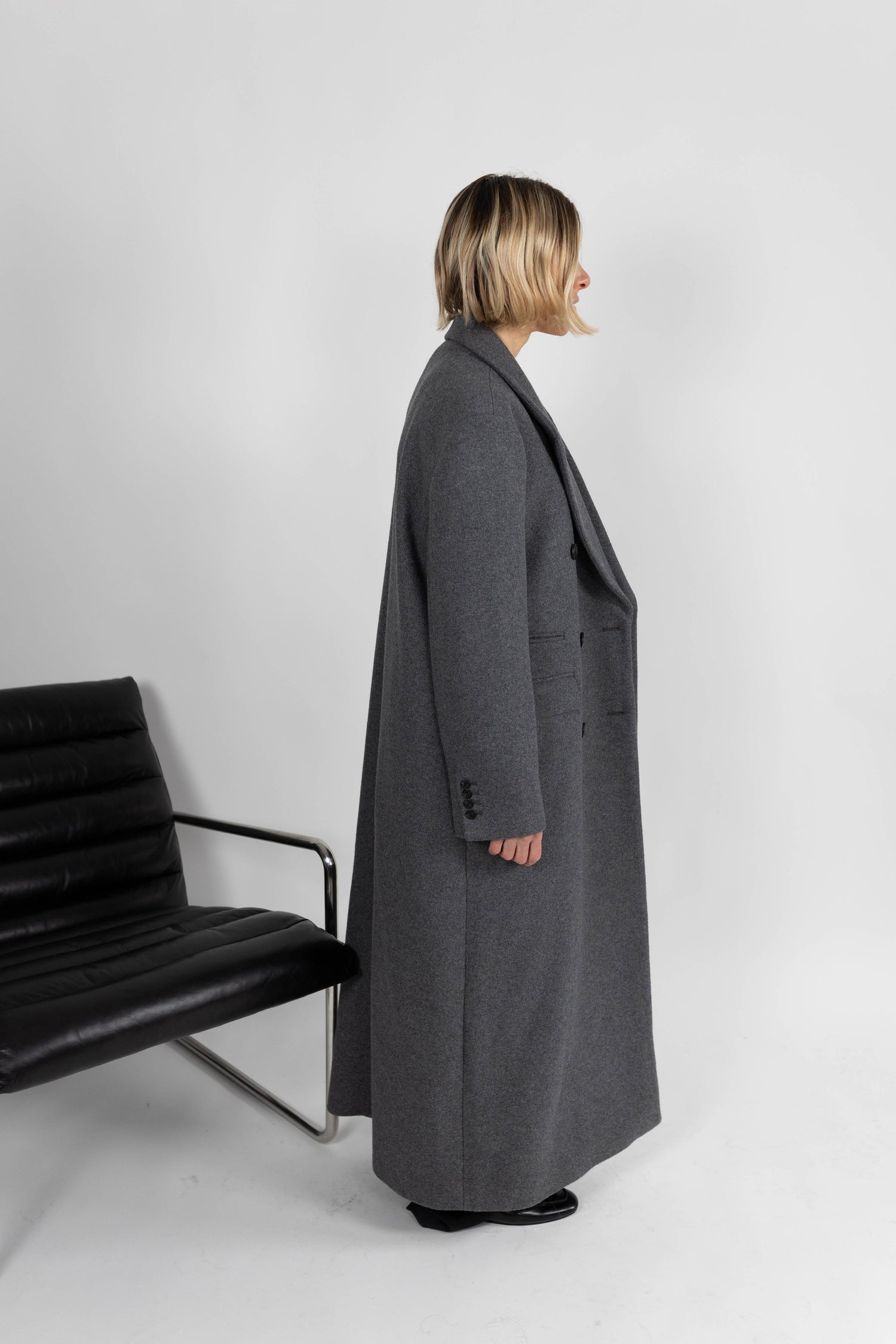 THE PERFECT COAT IN ANTHRACITE JACKET KURE 